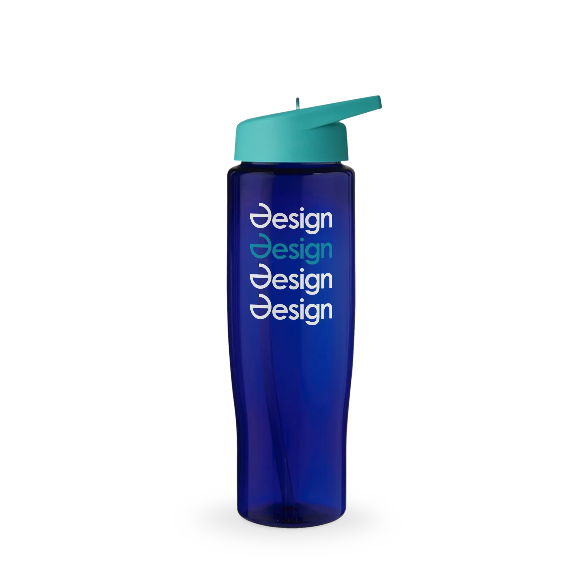 H2O Active® Eco Tempo - 700 ml | Trinkhalmdeckel | Ozeanplastik| Vollfarbdruck