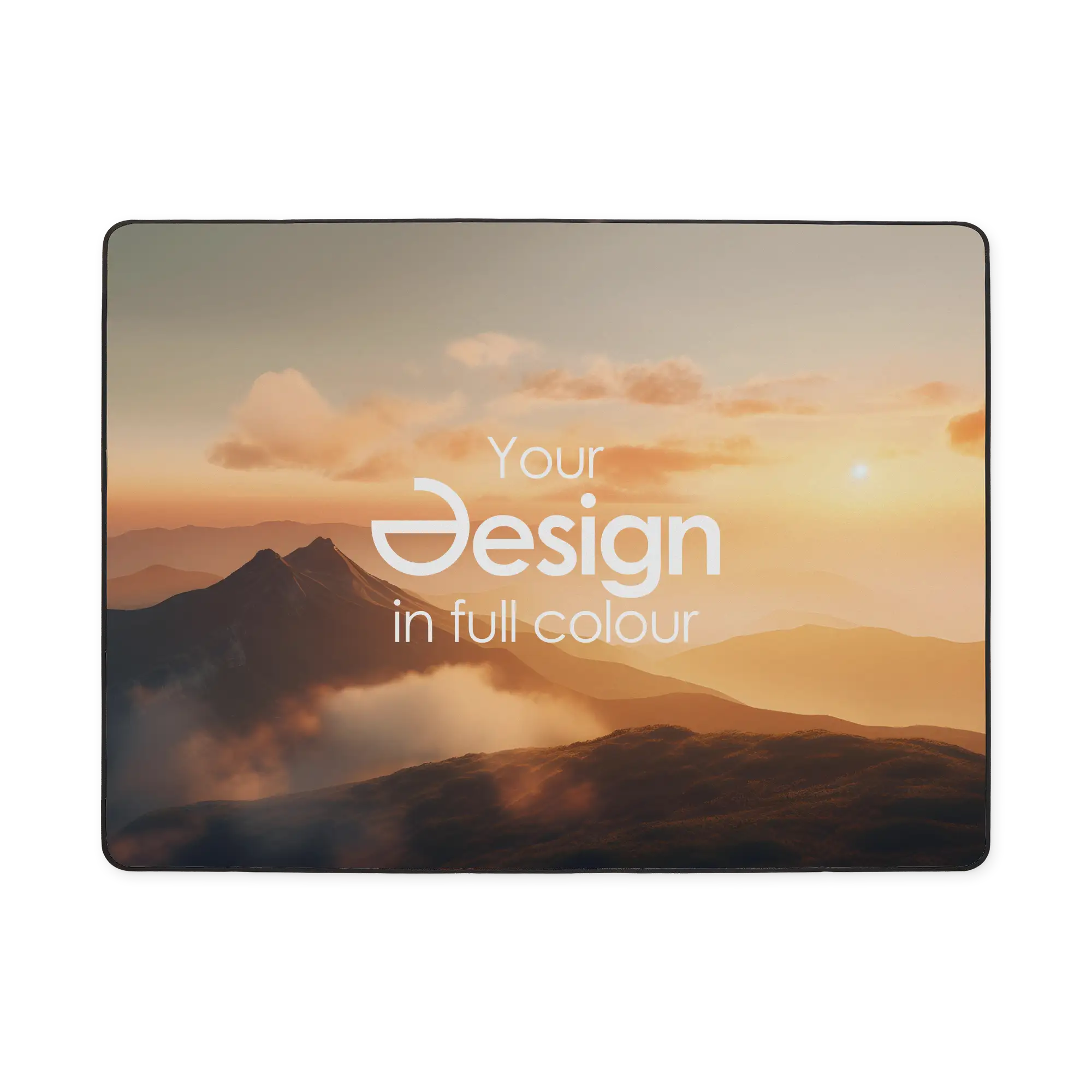 Schreibtischunterlage A2 – 59×42 cm | Rutschfest | Polyester-Oberfläche | Flexibel