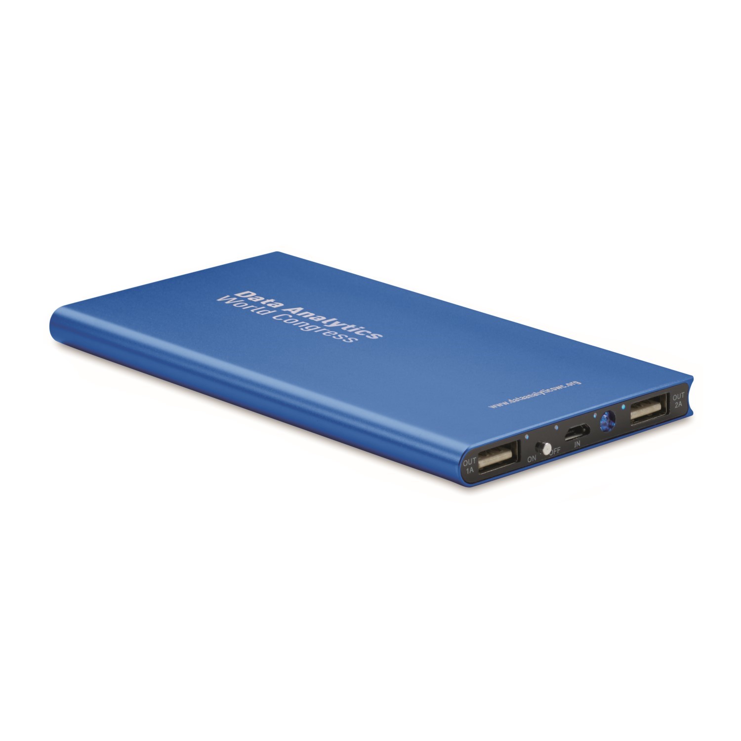 Powerbank Marlin | 8000 mAh | Aluminium |  Vollfarbe