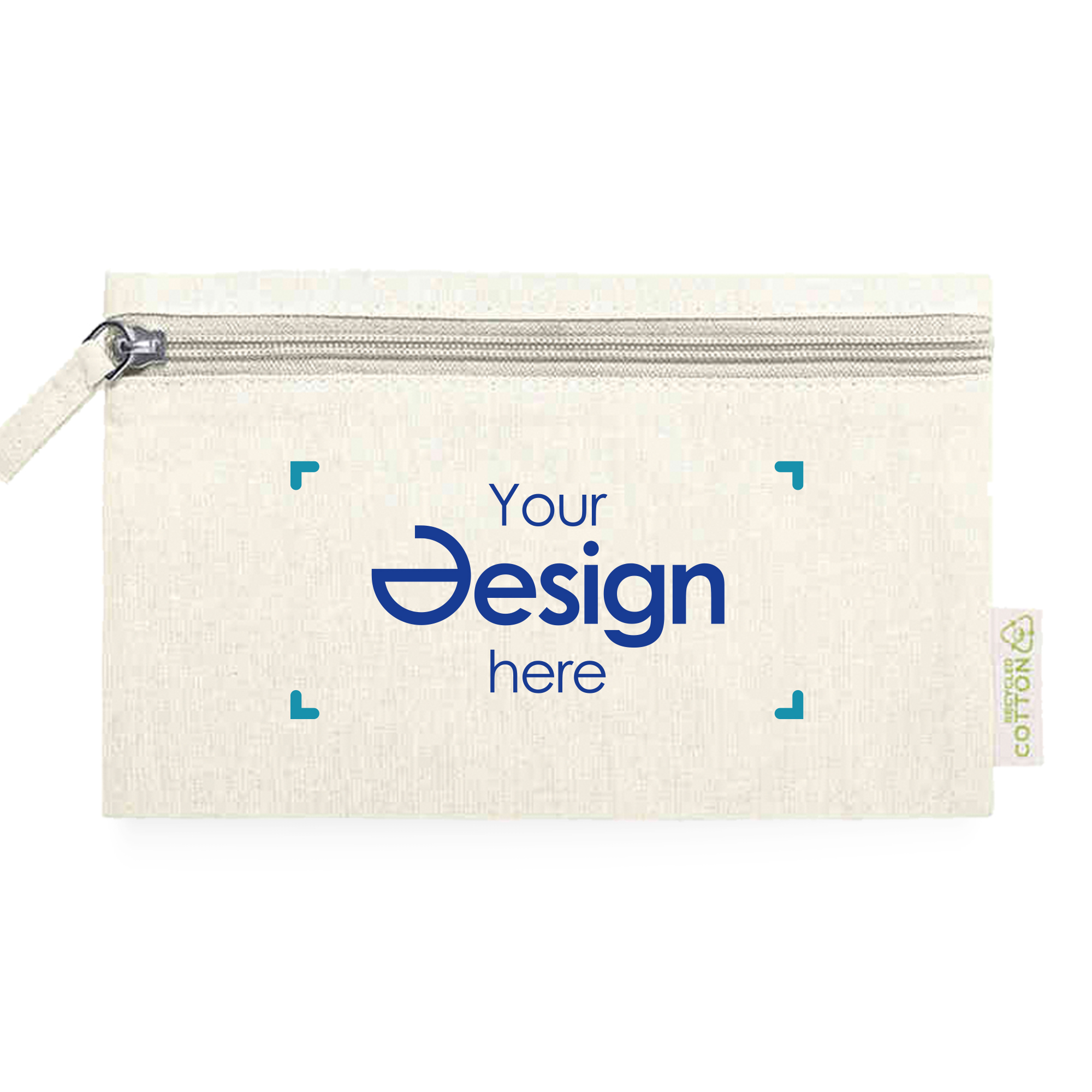 Kulturtasche | Recycelte Baumwolle | Verschiedene Farben | Bis zu 4 Farbdruck