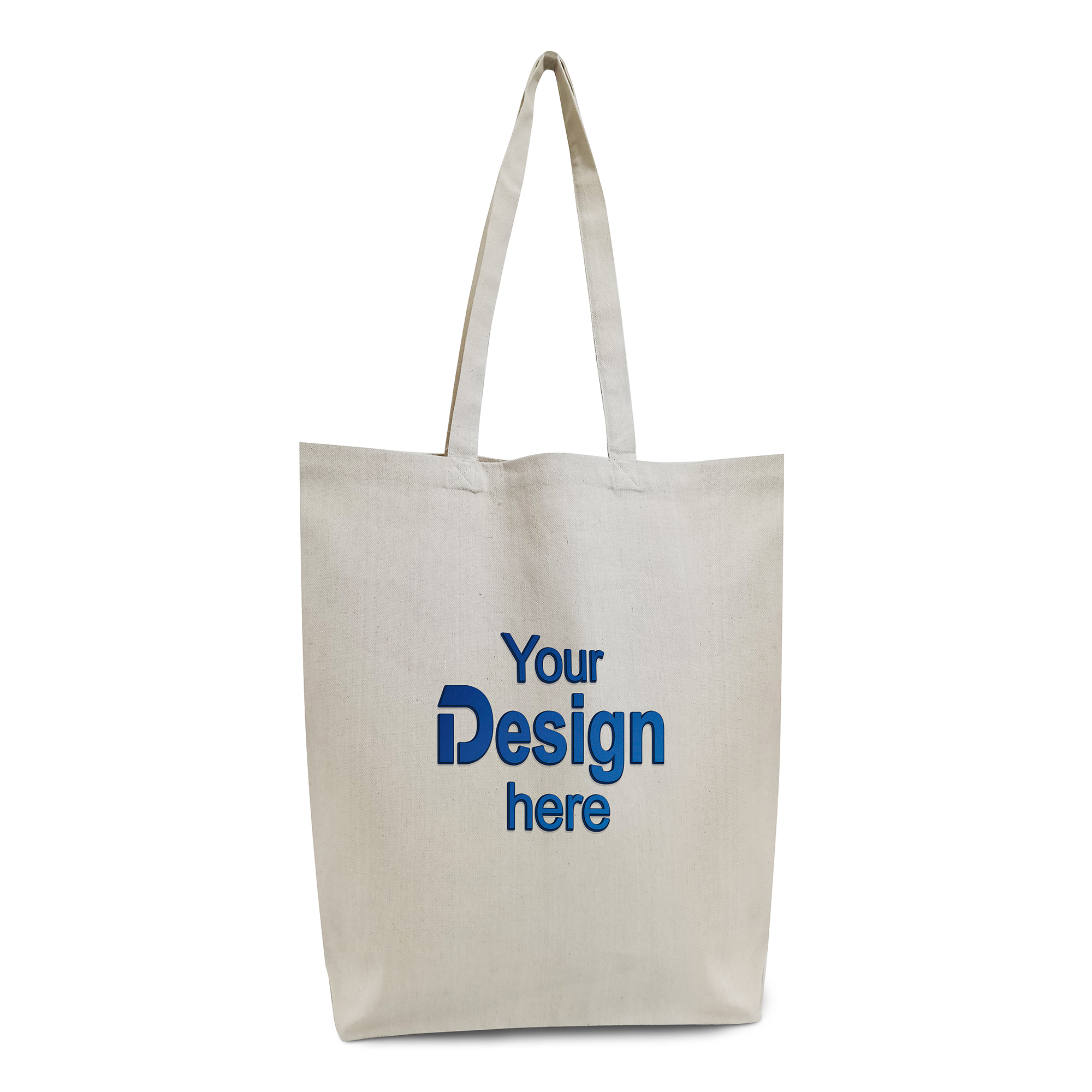 Baumwolltasche mit Reliefdruck – Recycelt | 250 g/m² | Hochdichte Siebdruck