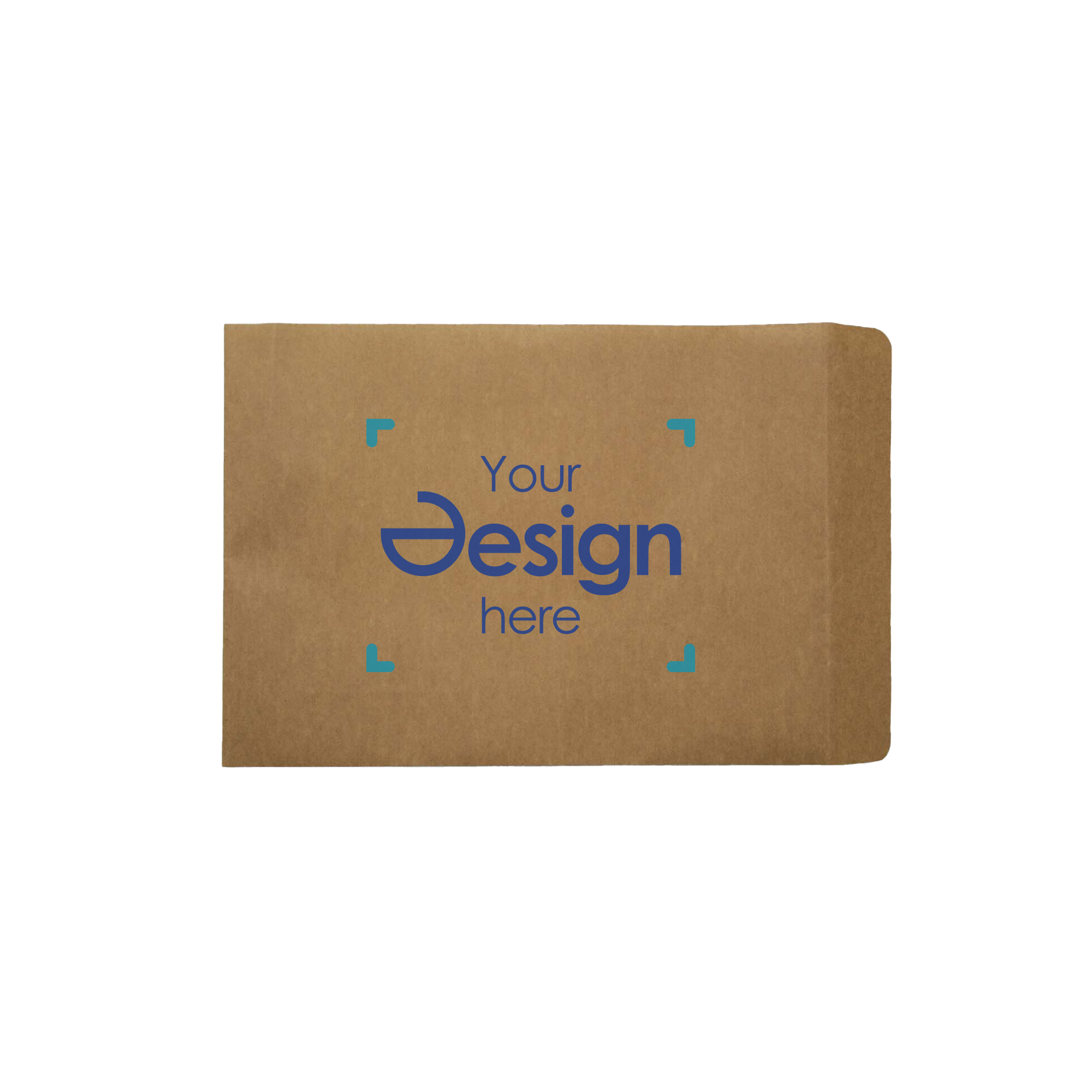 Versandtasche "Arne" - klein | 40 x 30 + 10 cm | Papier | 1 Streifenverschluss