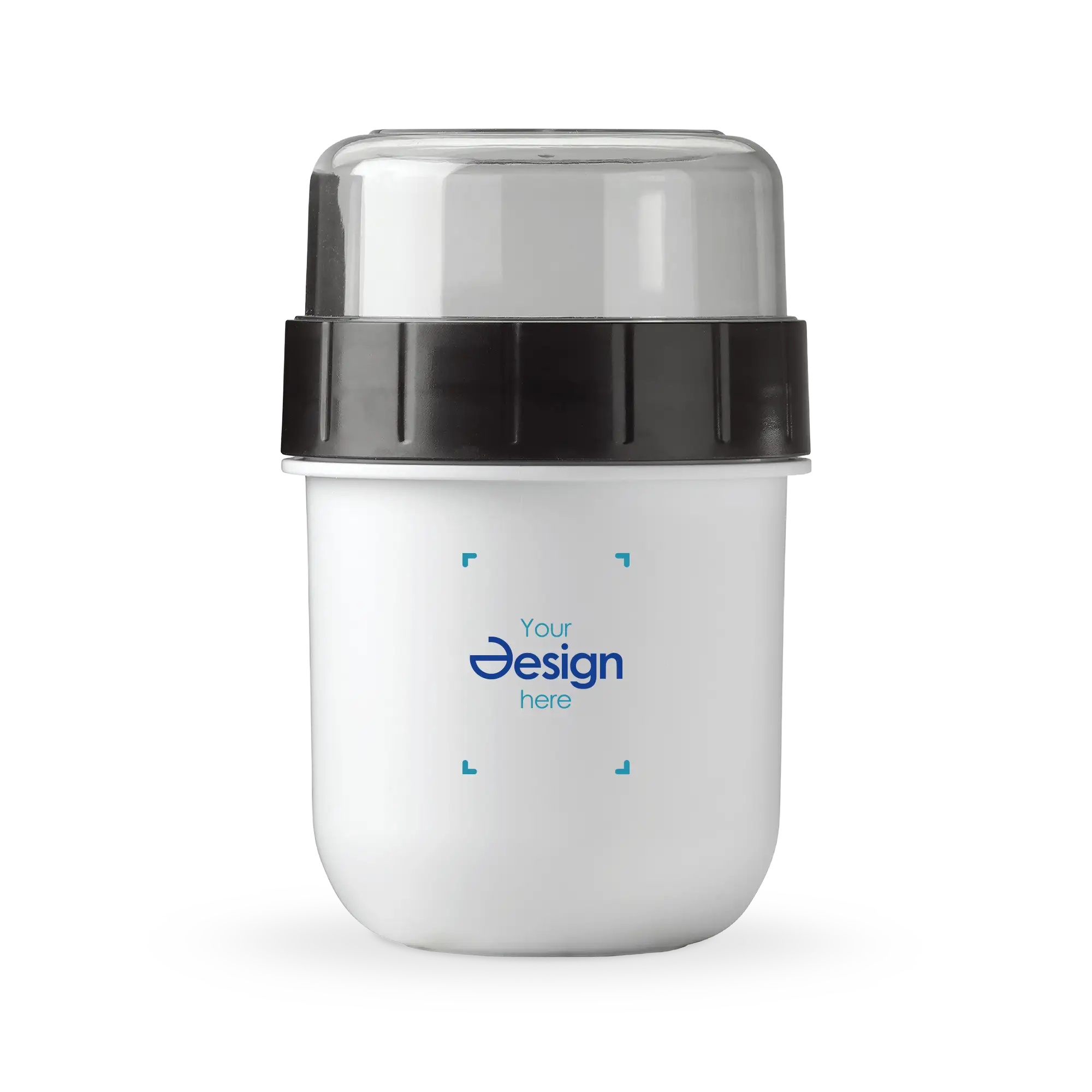 Zwei‑fach Lunchbecher – 520+230 ml | Auslaufsicher | Mikrowellengeeignet