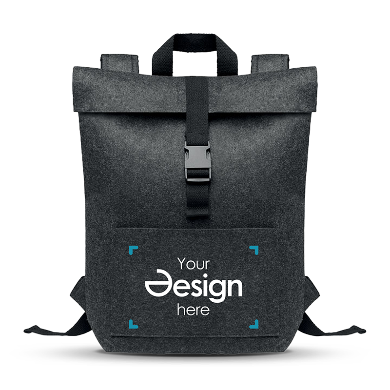 Rucksack | RPET | Verschlussband | Laptopfach 15"