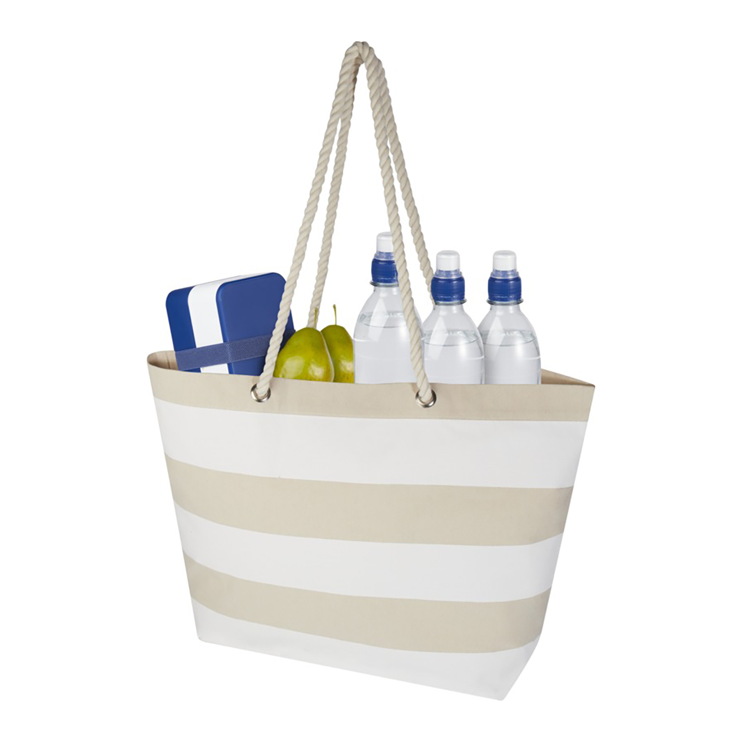 Baumwolltasche - Recycelt | 270 g/m² | Strandtasche | Recycelte Baumwolle | 18L