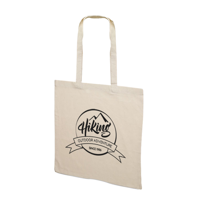 Baumwolltasche Köln - Beige | 140 g/m² | Große Druckfläche