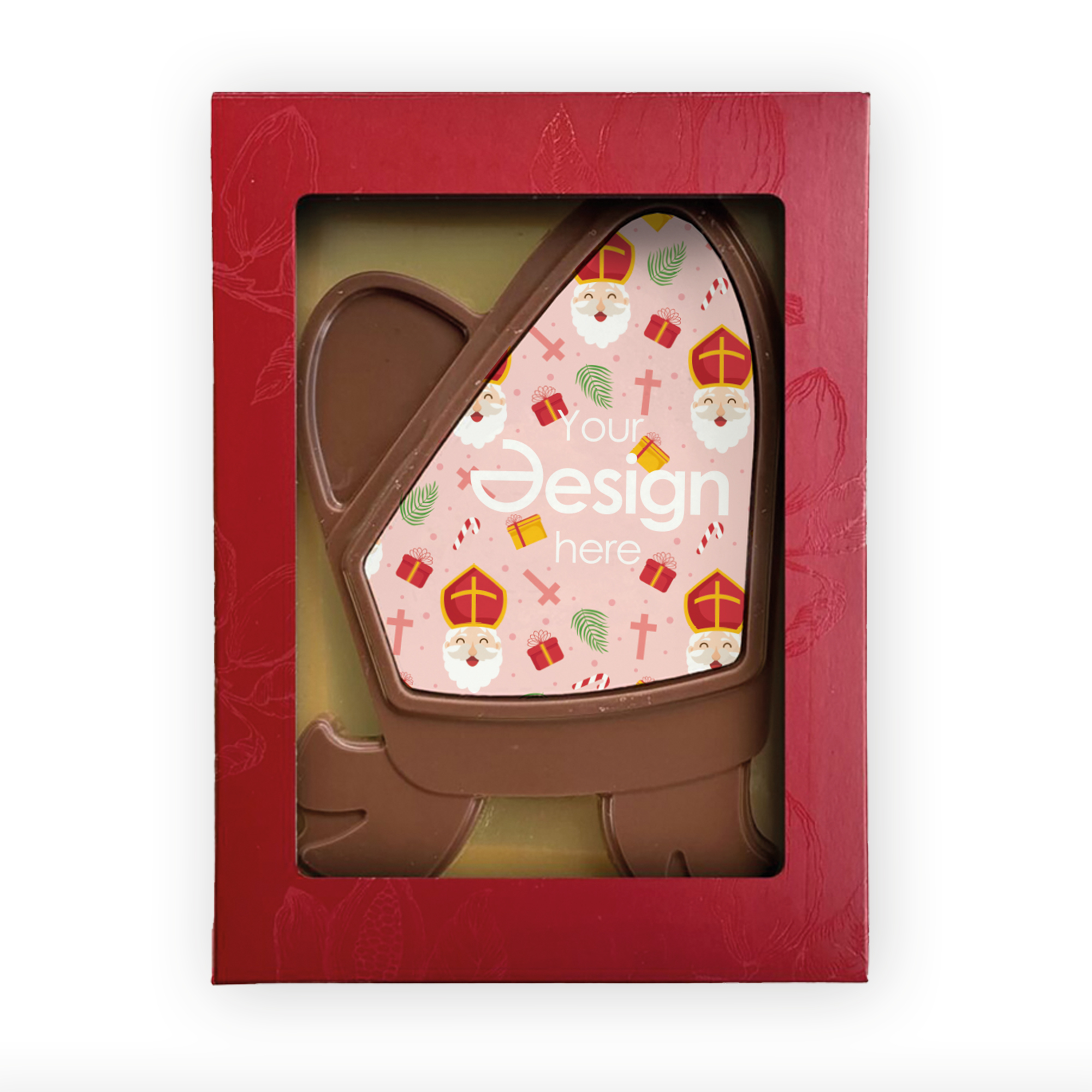 Schokoladen-Mitra – 175 g | Milchschokolade | Eigenes Design | Einzeln verpackt