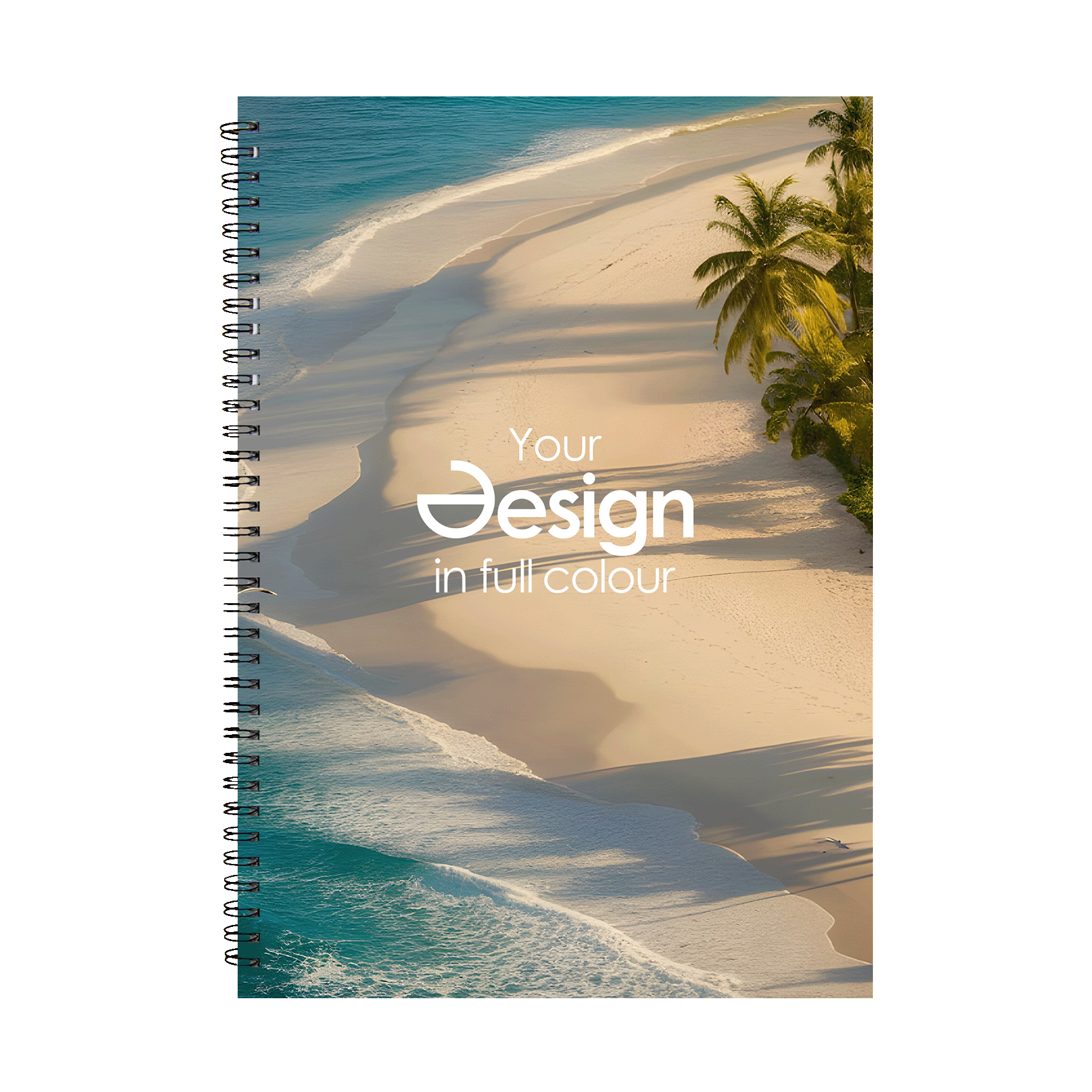 Spiralblock Liberia - A4 | Vollfarbdruck | Softcover | 50 Blatt