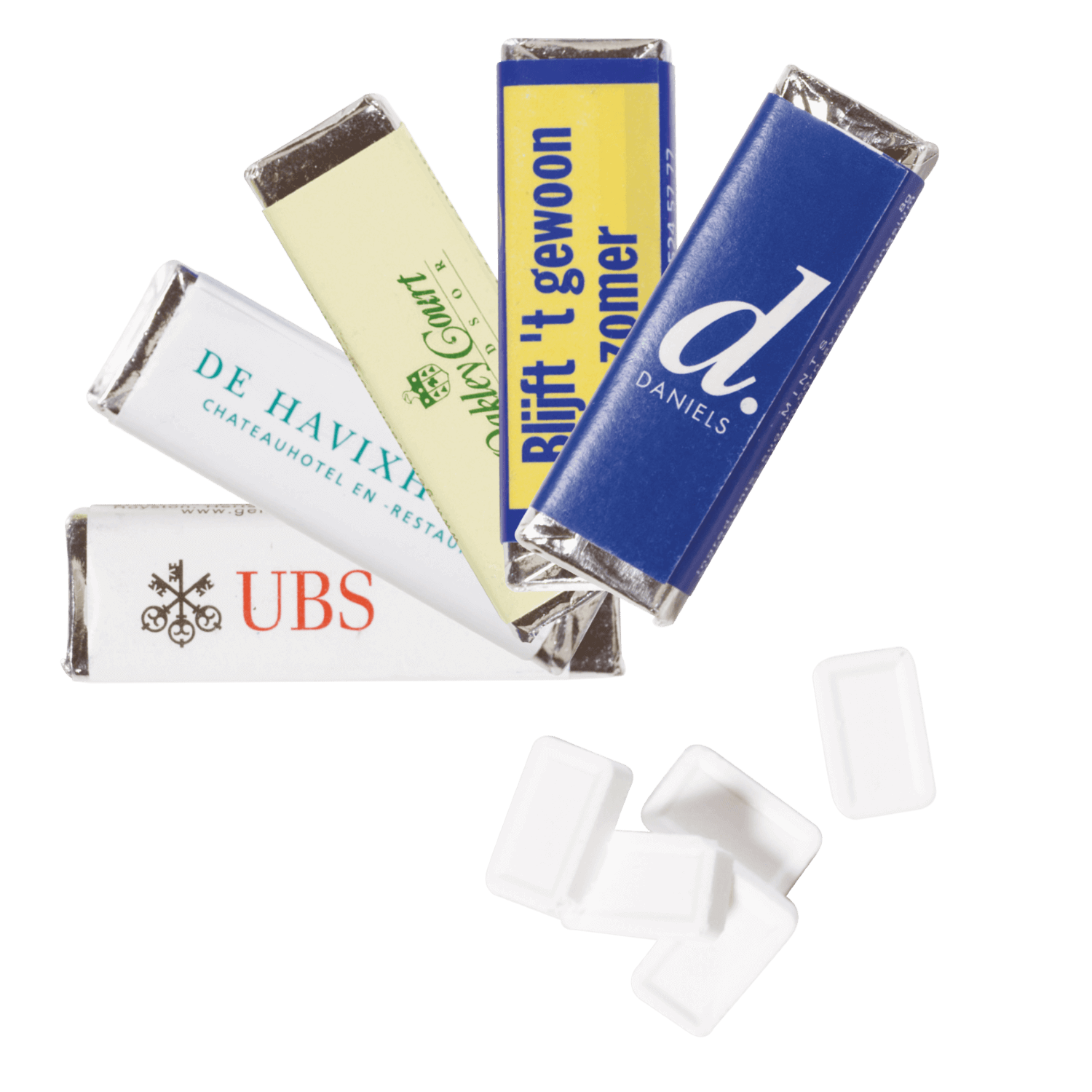 Pfefferminzpäckchen | 10gr | 13 Minties |  1-4 Farbendruck