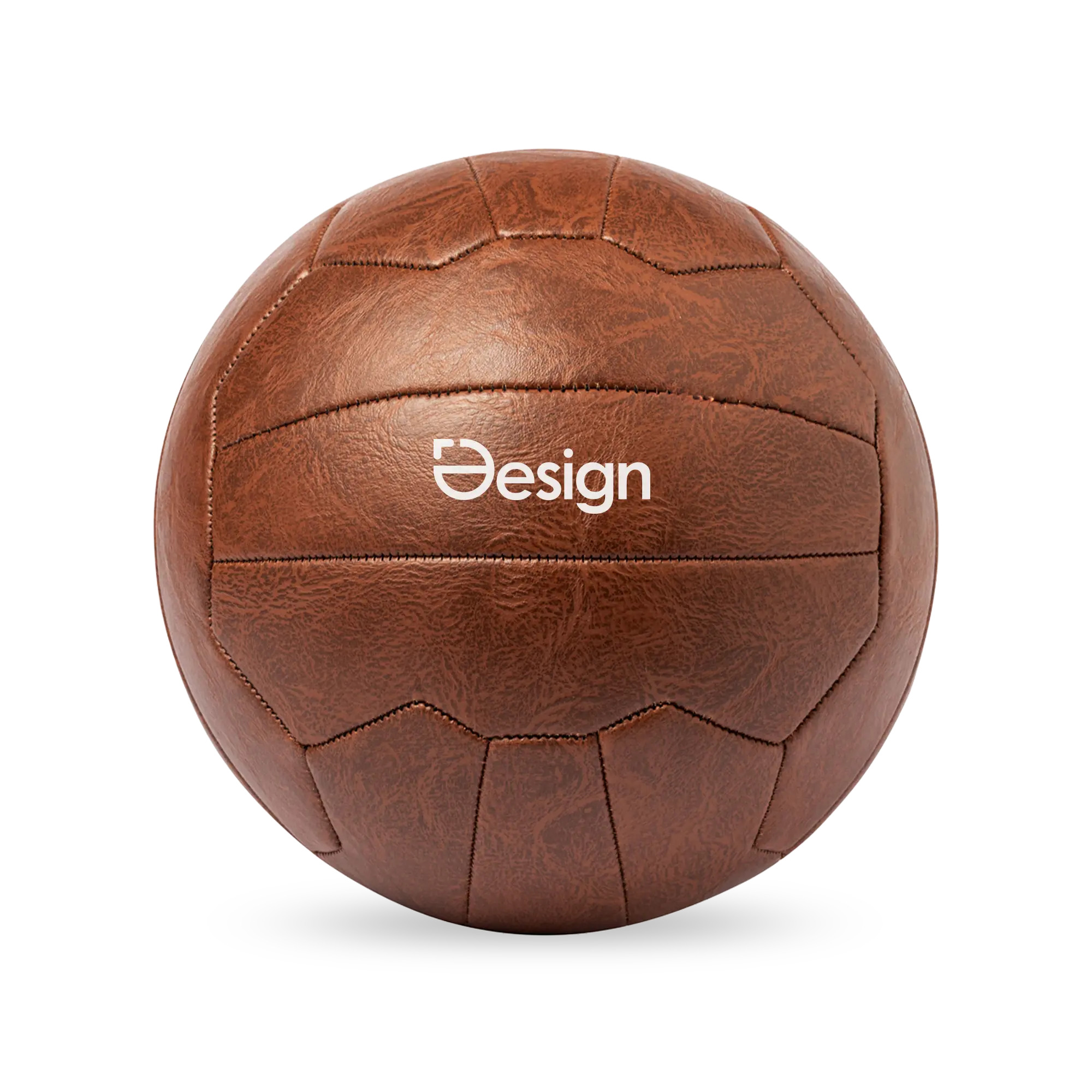 Retro-Fußball – Größe 5 | Robustes PU-Leder | Klassisches Design