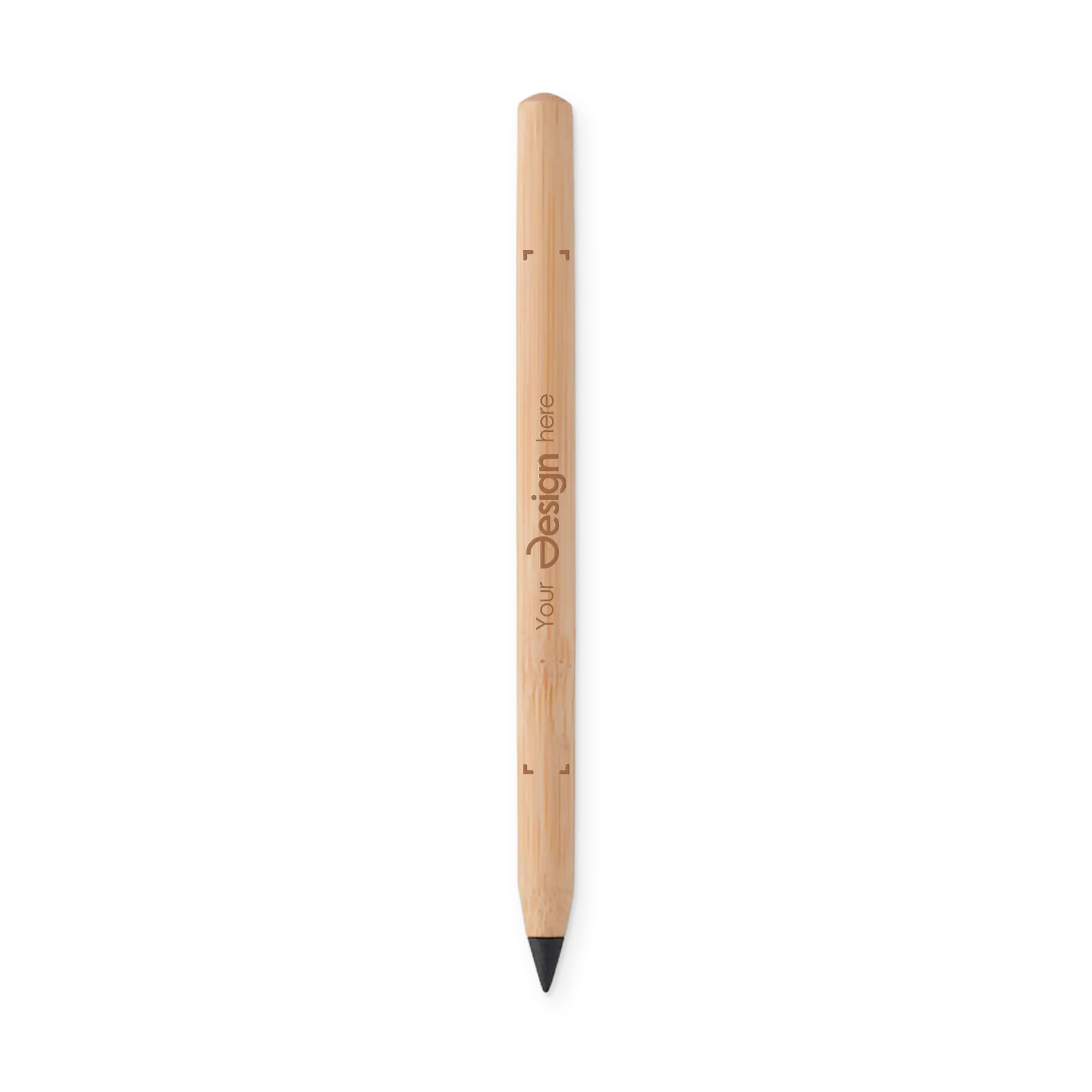 Kugelschreiber Oxy - Hellbraun | Bambus | Schreibt ohne Tinte | Gravur und Druck