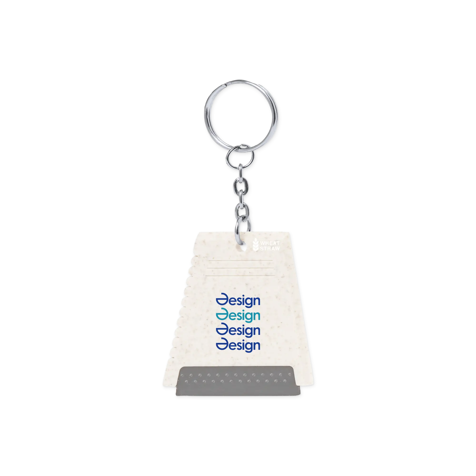 Eiskratzer-Schlüsselanhänger aus Weizenstroh – Kompakt | Leicht | Für unterwegs | Recycelt