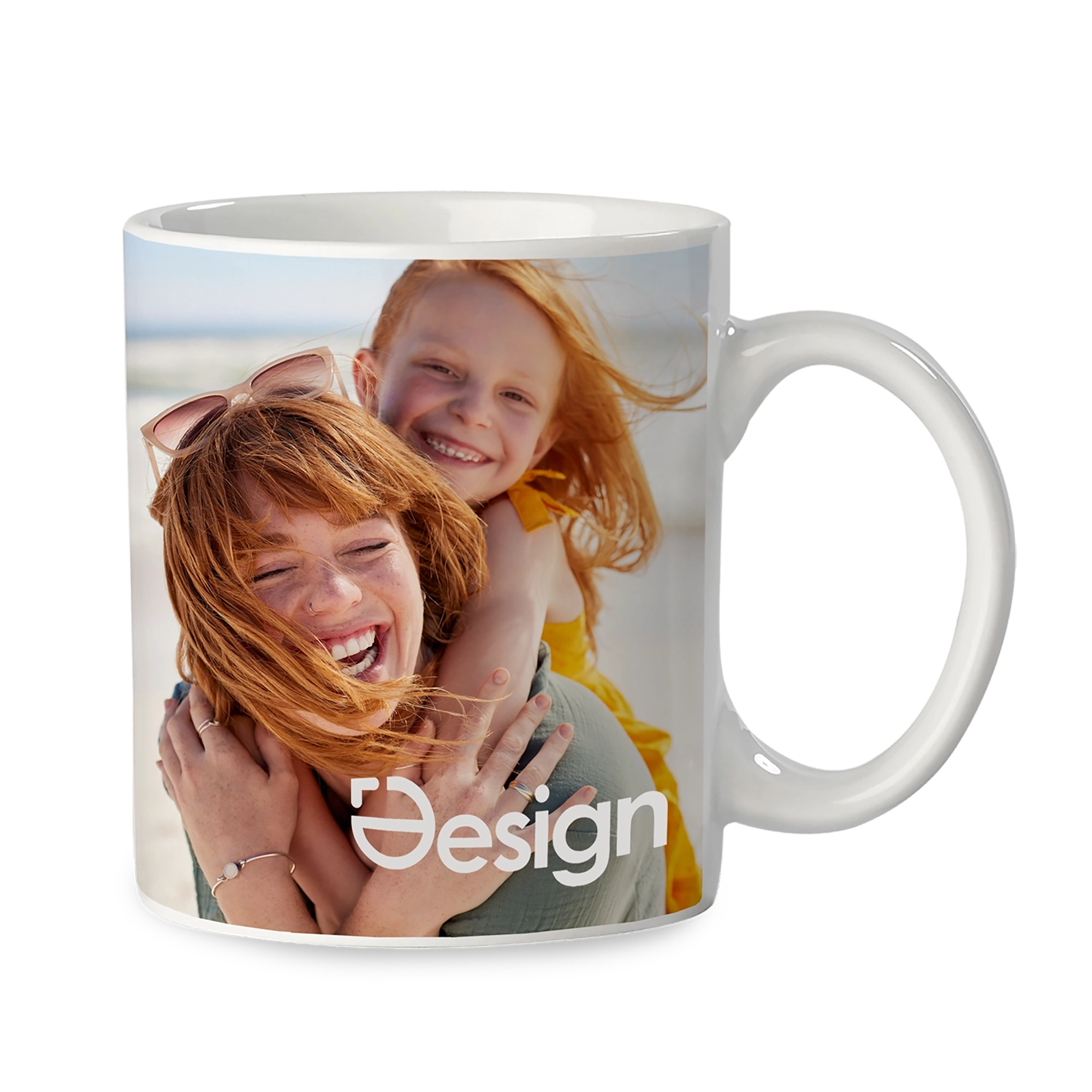 Fototasse – 300 ml | Glänzende Keramik | Rundumdruck