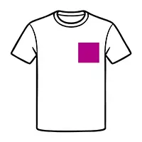 Linke Brust 100x100 mm