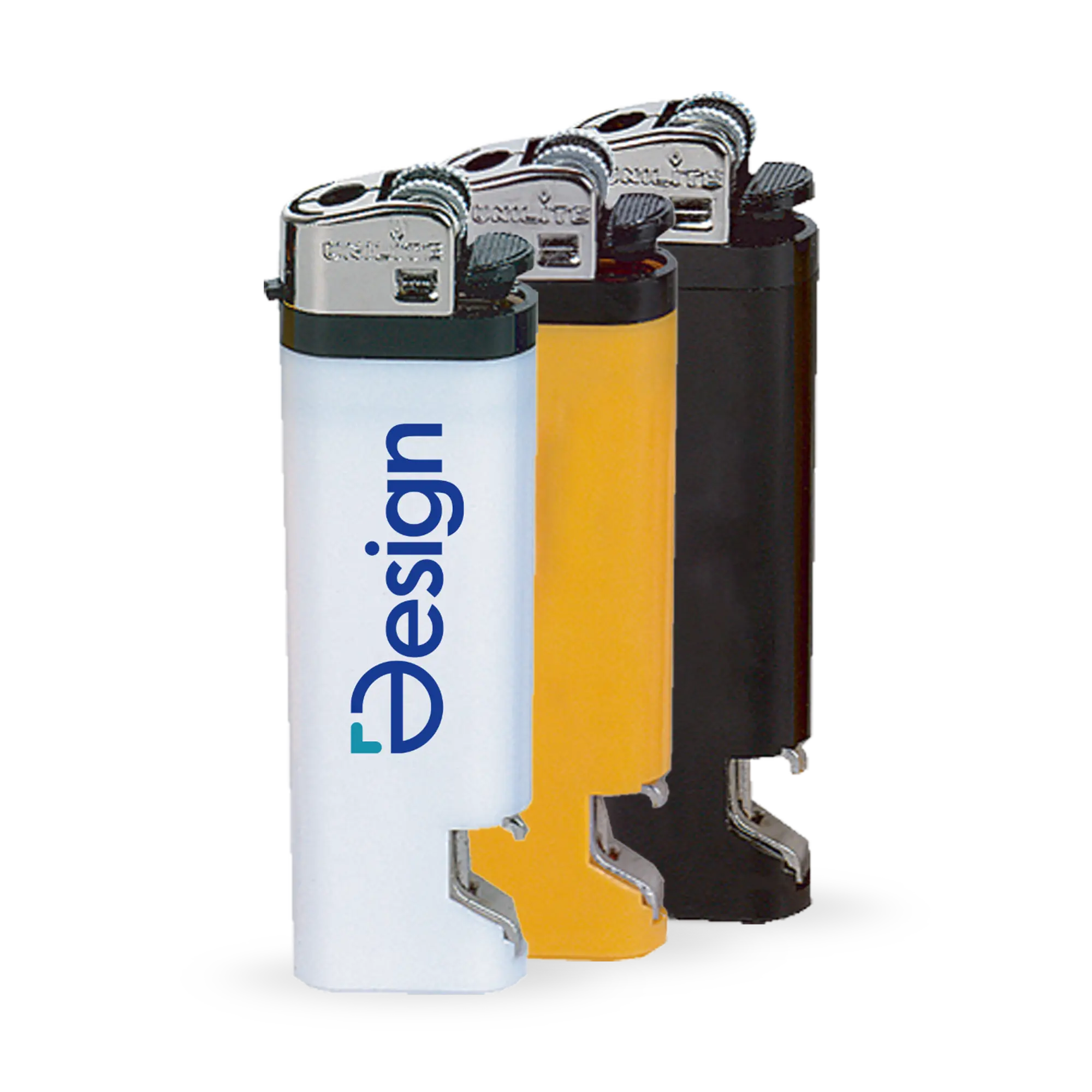 Unilite Feuerzeug M3L - Flaschenöffner | Feuerstein | Aufdruck bis 4 Farben