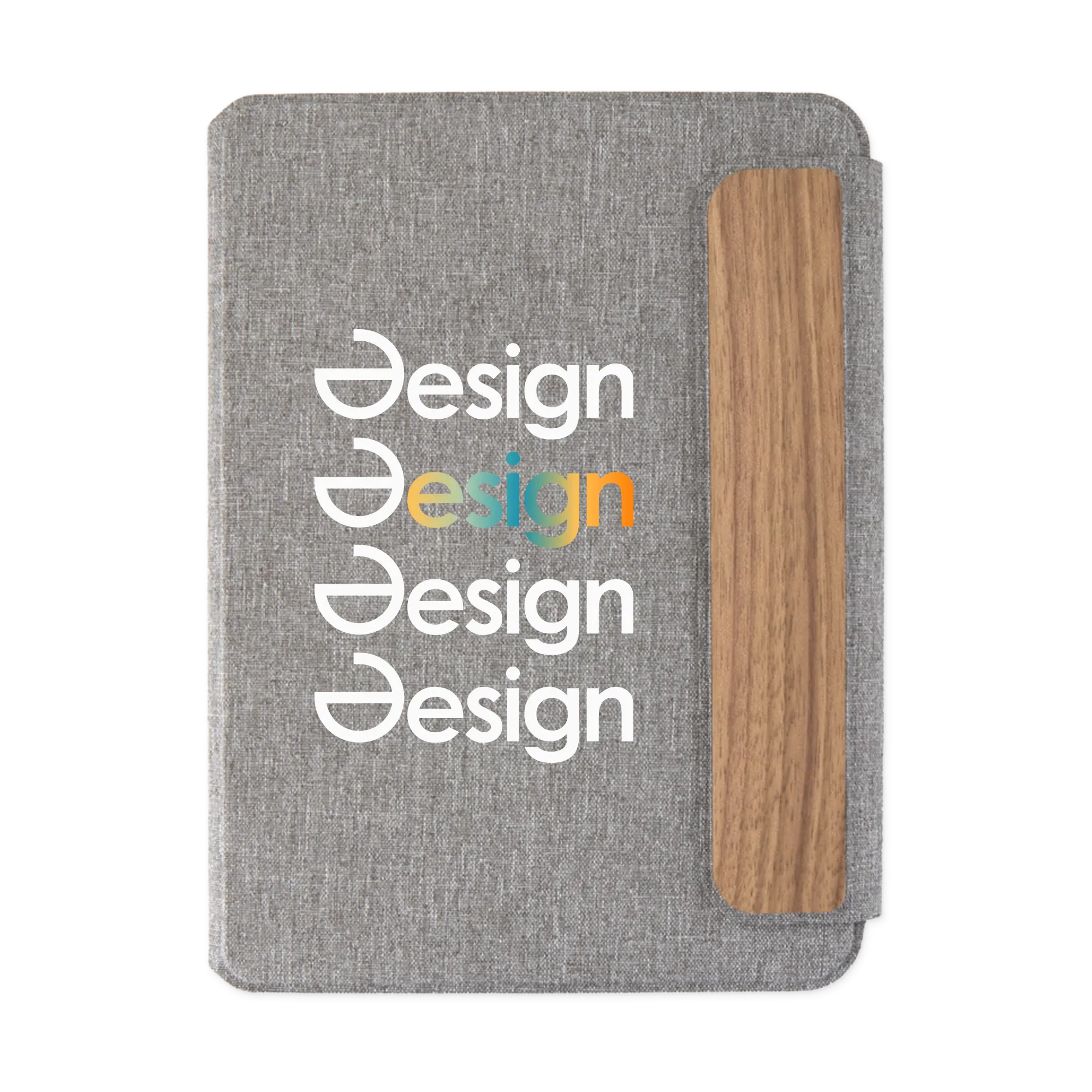 RCS recycelte Dokumentenmappe – Magnetverschluss | Mit Notizbuch | A5 | FSC-Papier