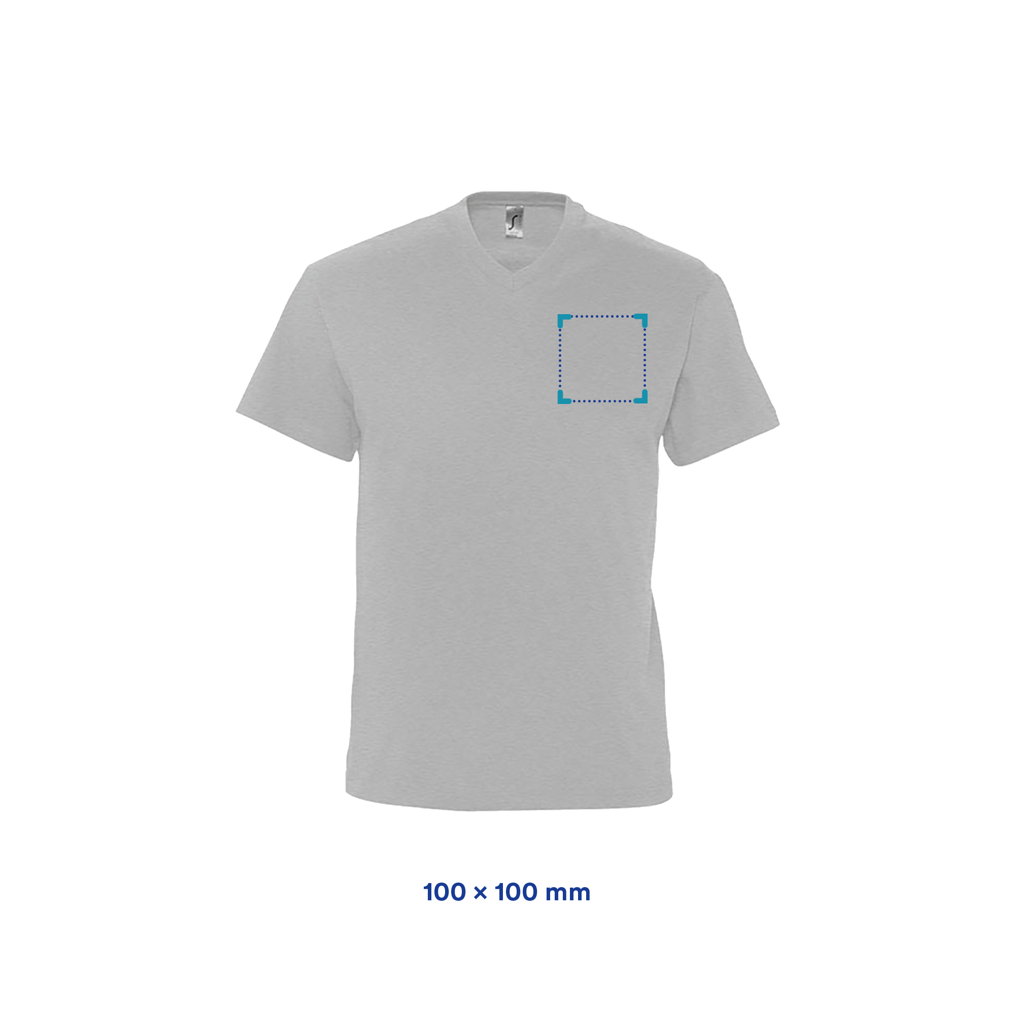 T-Shirt Jos - Herren | 150 g/m² Baumwolle | V-Ausschnitt