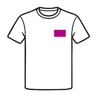 Linke Brust 100x100 mm