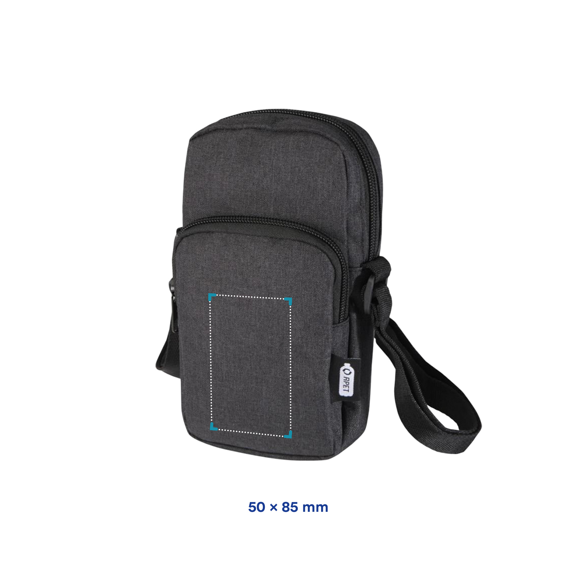 Handytasche Ross – GRS recycelt | Wasserabweisend  | Verstellbare Kordel | Leicht