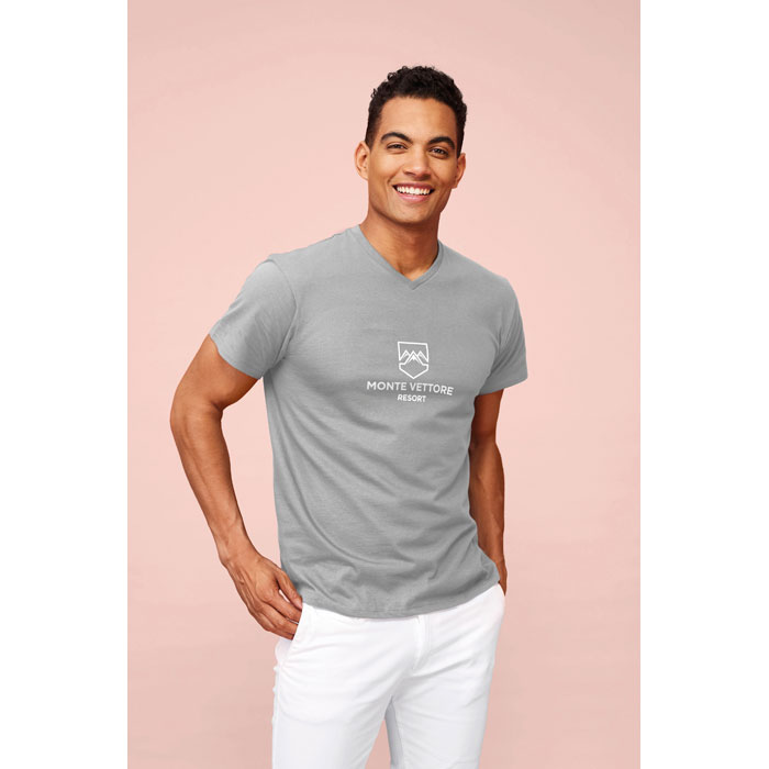 T-Shirt Jos - Herren | 150 g/m² Baumwolle | V-Ausschnitt