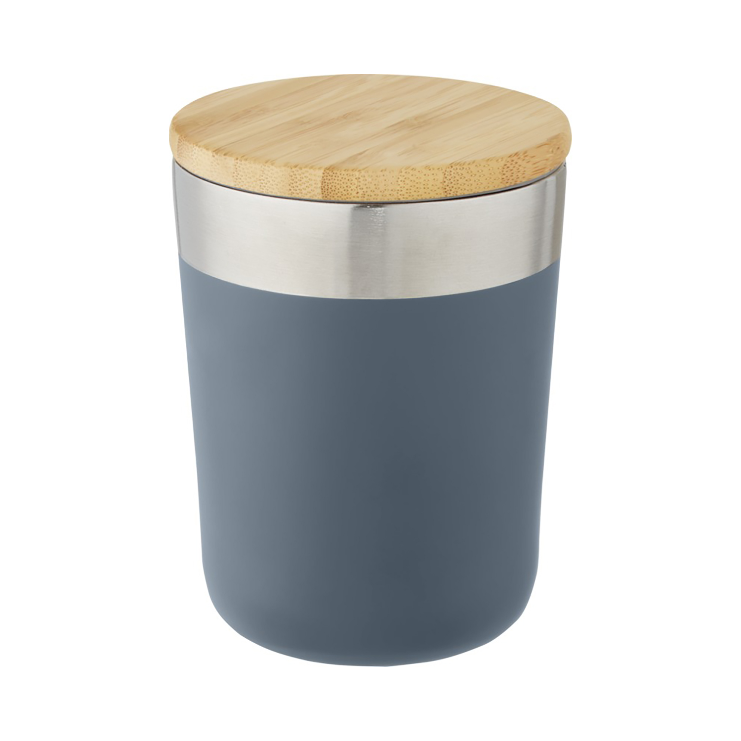 Vakuumbecher – 330 ml | Isolierter Edelstahl | Bambusdeckel | Auslaufsicher