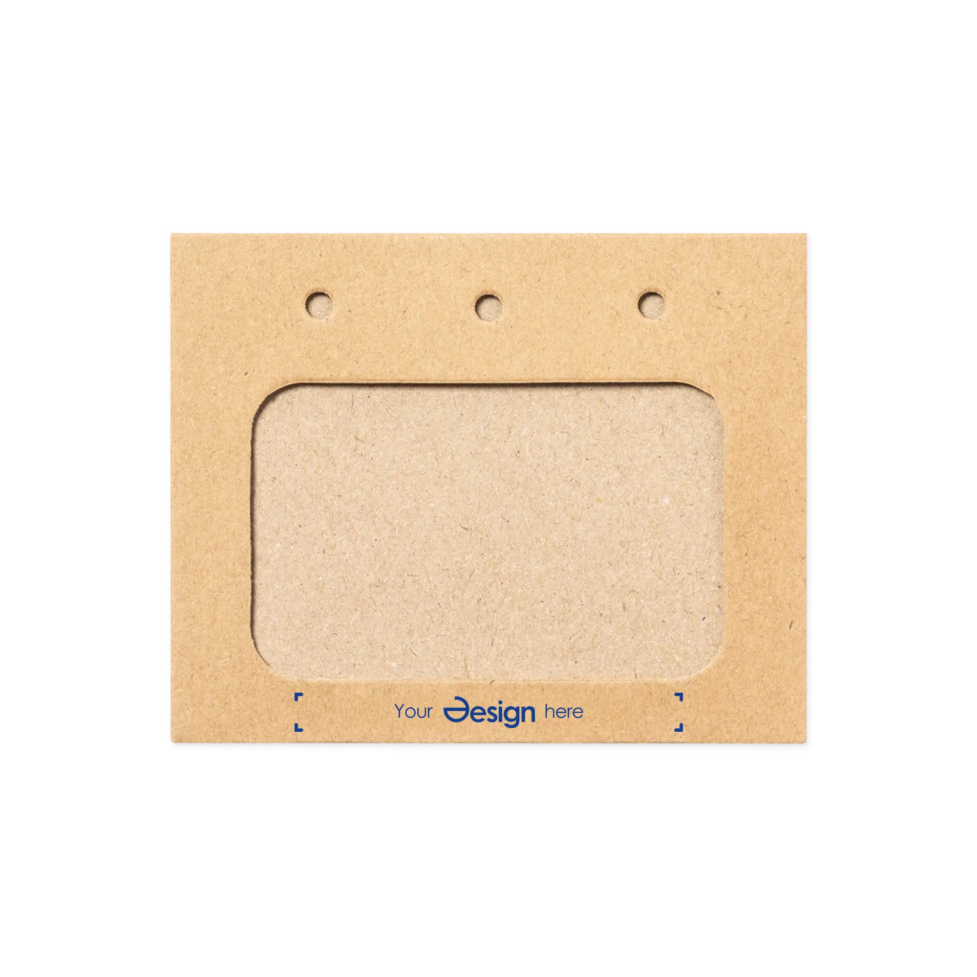 Ausweishalter aus recyceltem Karton – Leicht | Mit Sichtfenster | Nature line | Umweltfreundlich