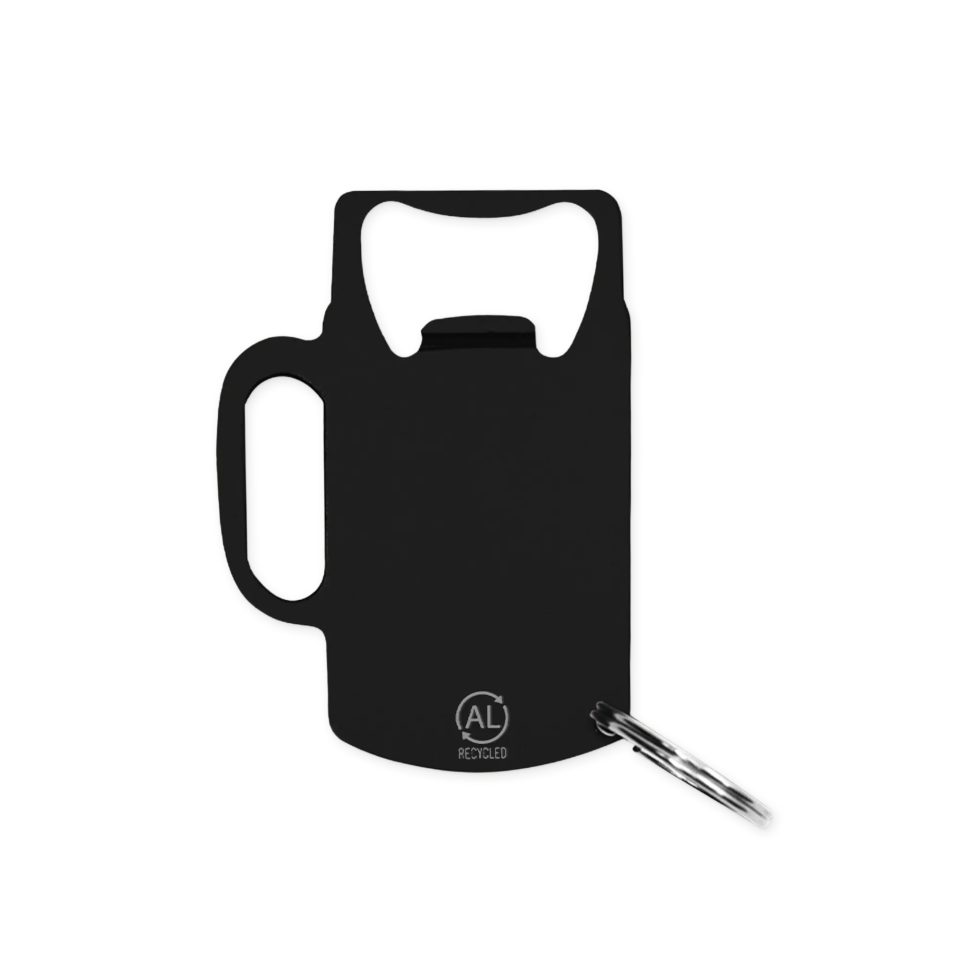 Schlüsselanhänger aus Aluminium – Rechteckig | Mit Schlüsselring | Leicht | Robust