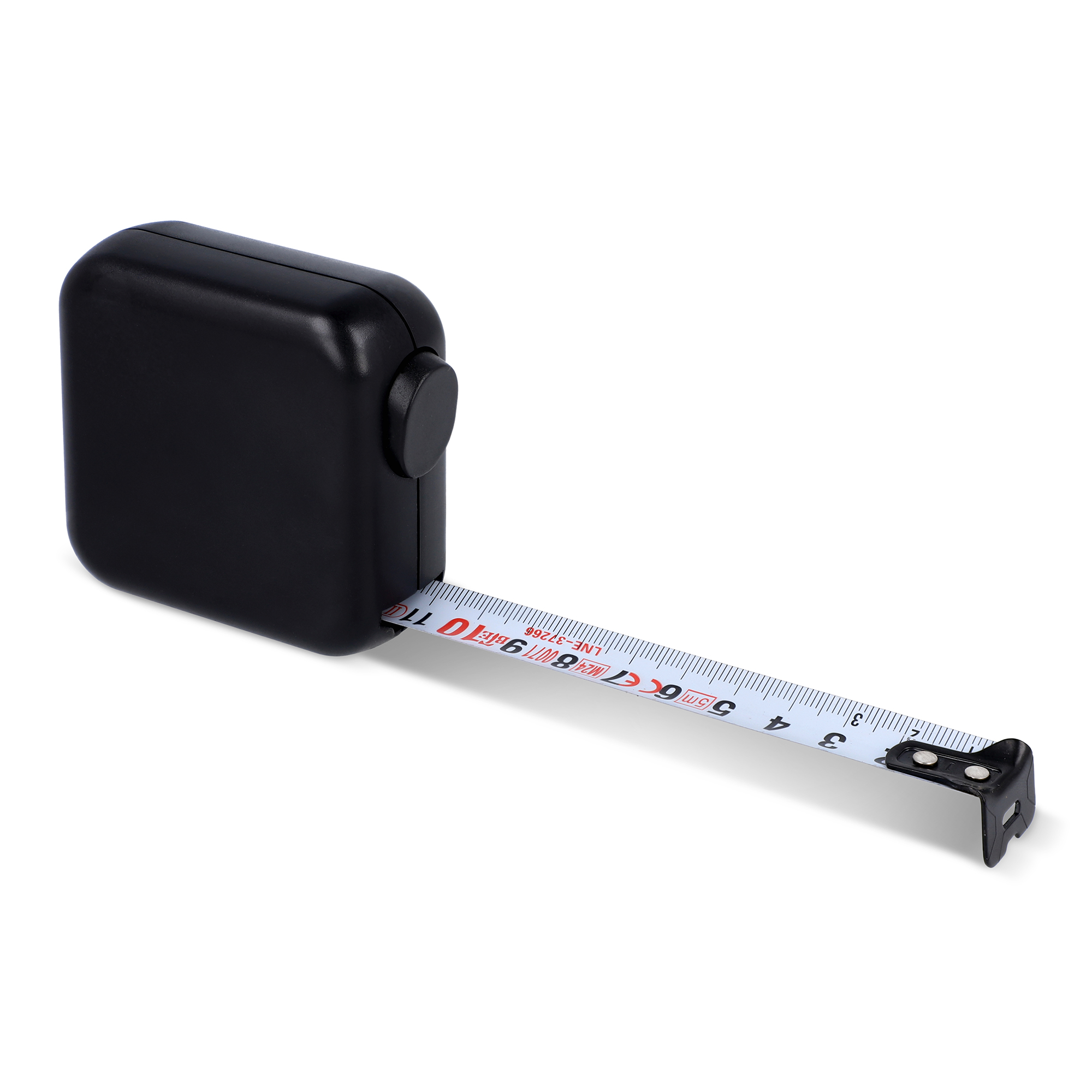 Rollmaßband – 5 Meter | Automatische Arretierung | Gummigehäuse | Mit Clip