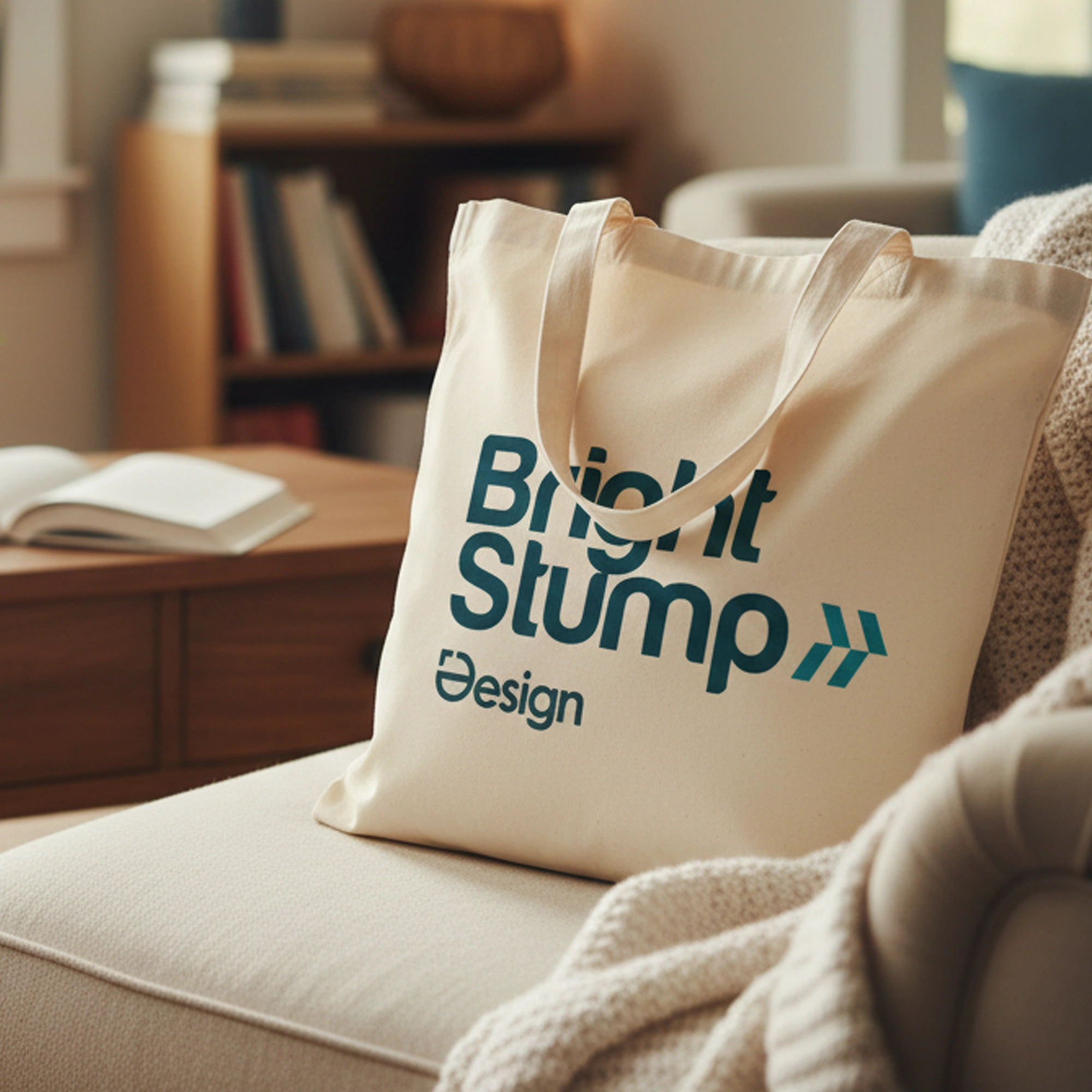 Baumwolltasche Hamburg - Beige | 125 g/m² | Große Druckfläche