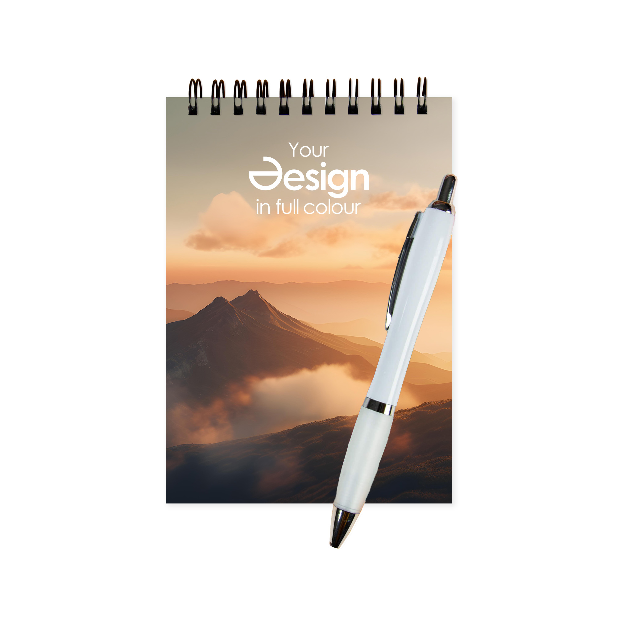 Spiralblock Liberia - A6 | 25-100 Blatt | Softcover | Selbst gestalten