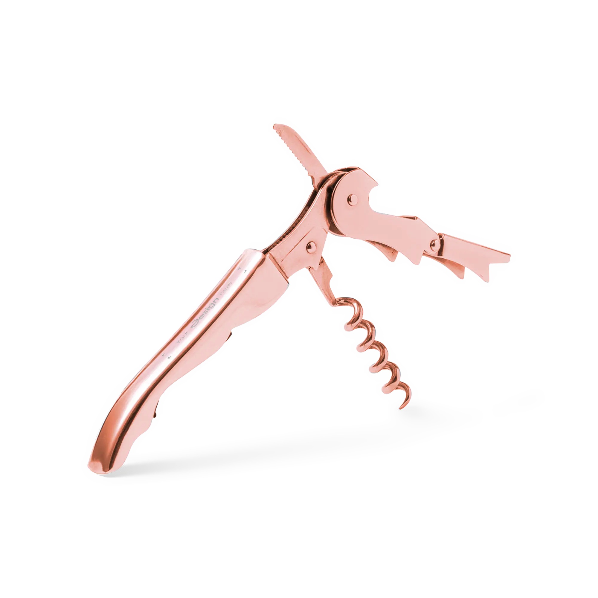 Kellnermesser aus Edelstahl – Doppelhebel | Fester Halt | Für Weinflaschen | Kompakt