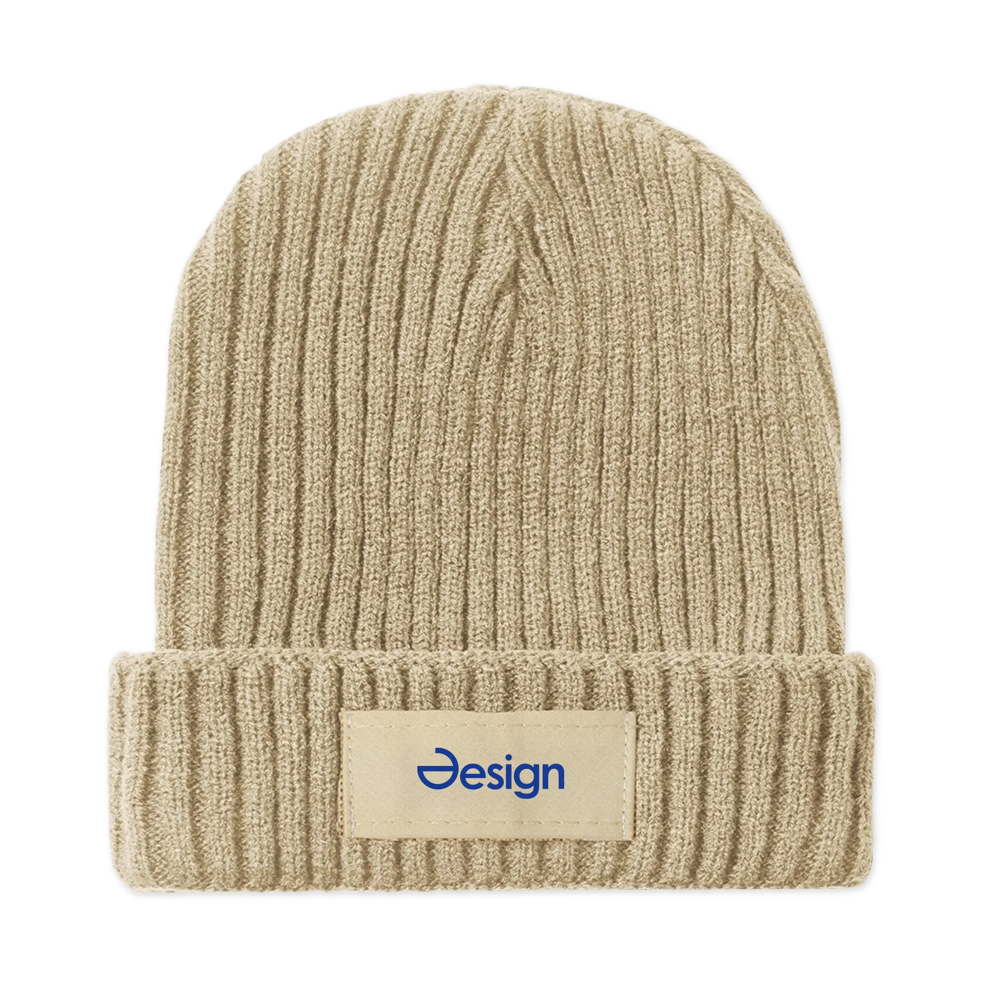 Gestrickte Acrylmütze – Elastisches Rippmuster | Warmer Sitz