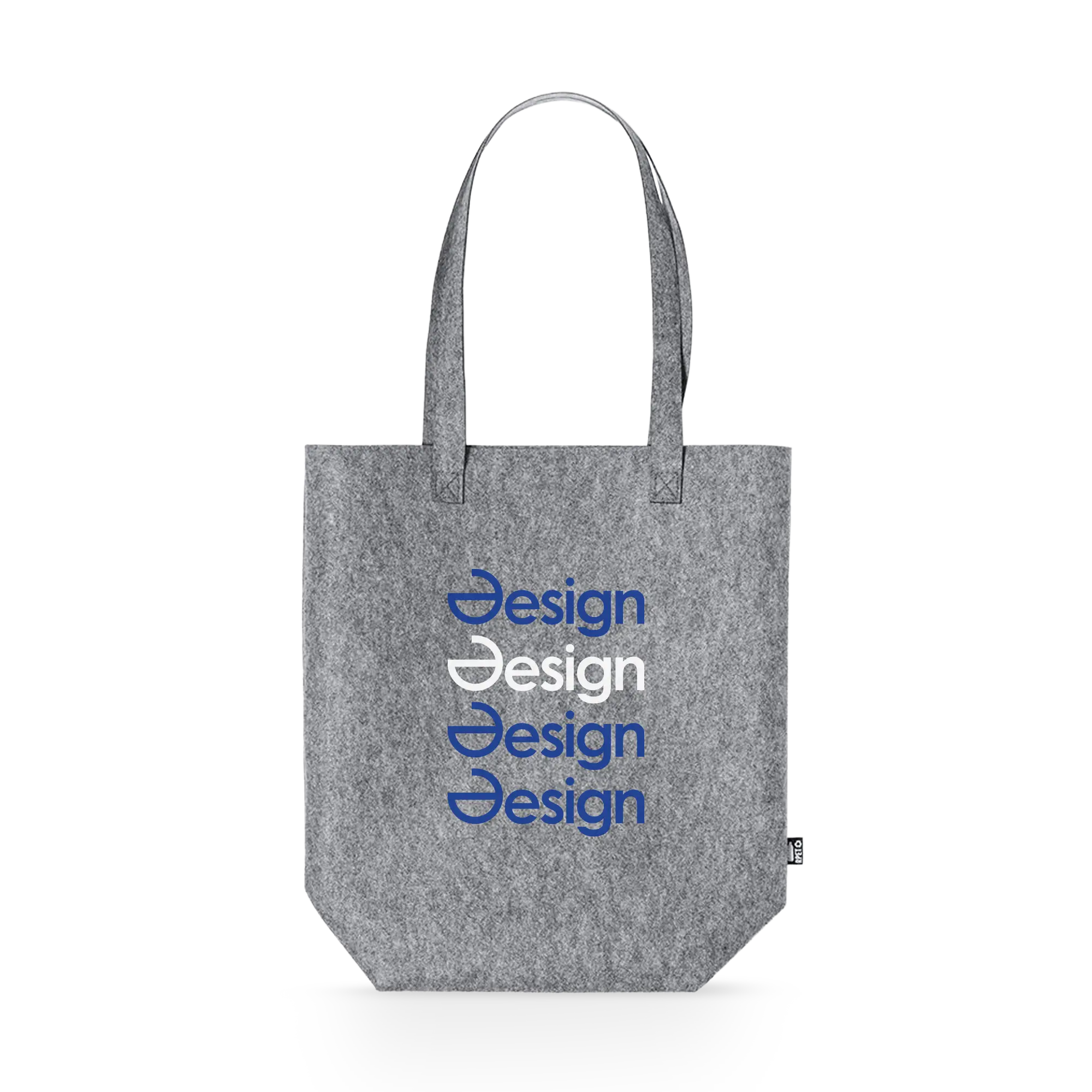 Tasche aus recyceltem Filz – 6 kg Tragkraft | Verstärkte Henkel | Nature line | Umweltfreundlich