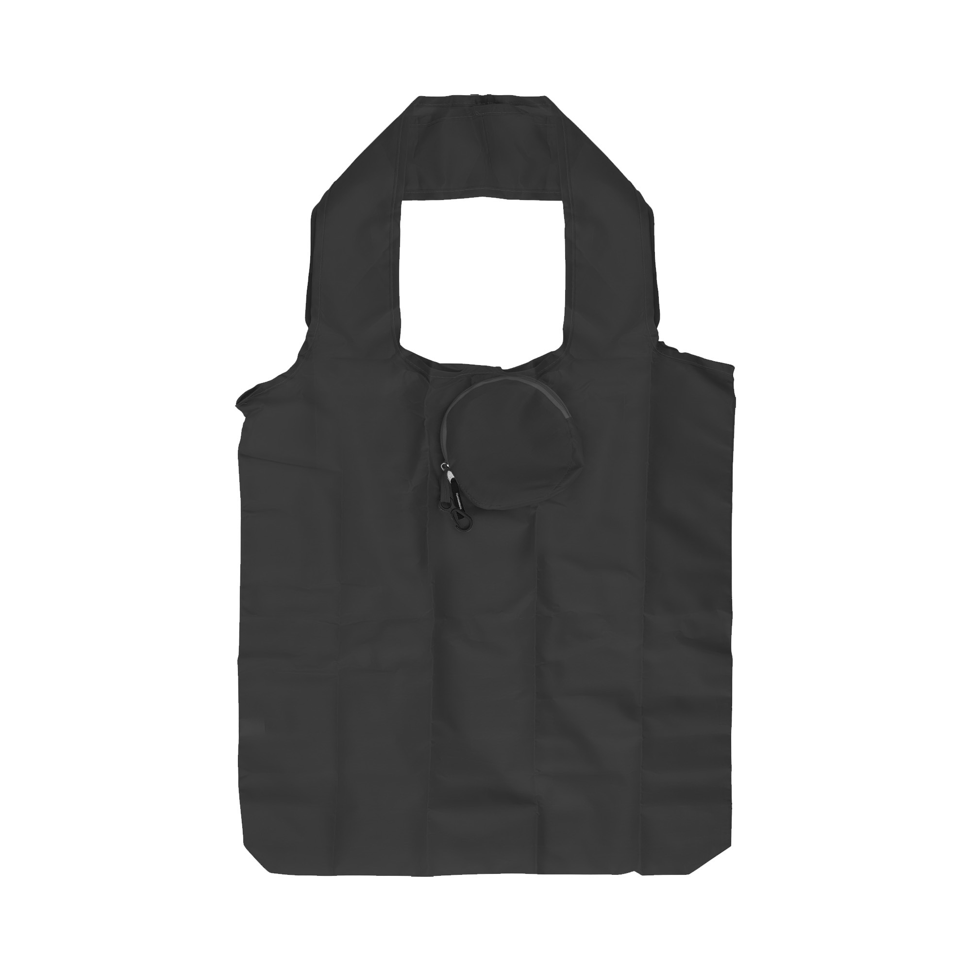 Tragetasche | In Hülle mit Haken | Polyester | Bis zu 2-farbiger Druck