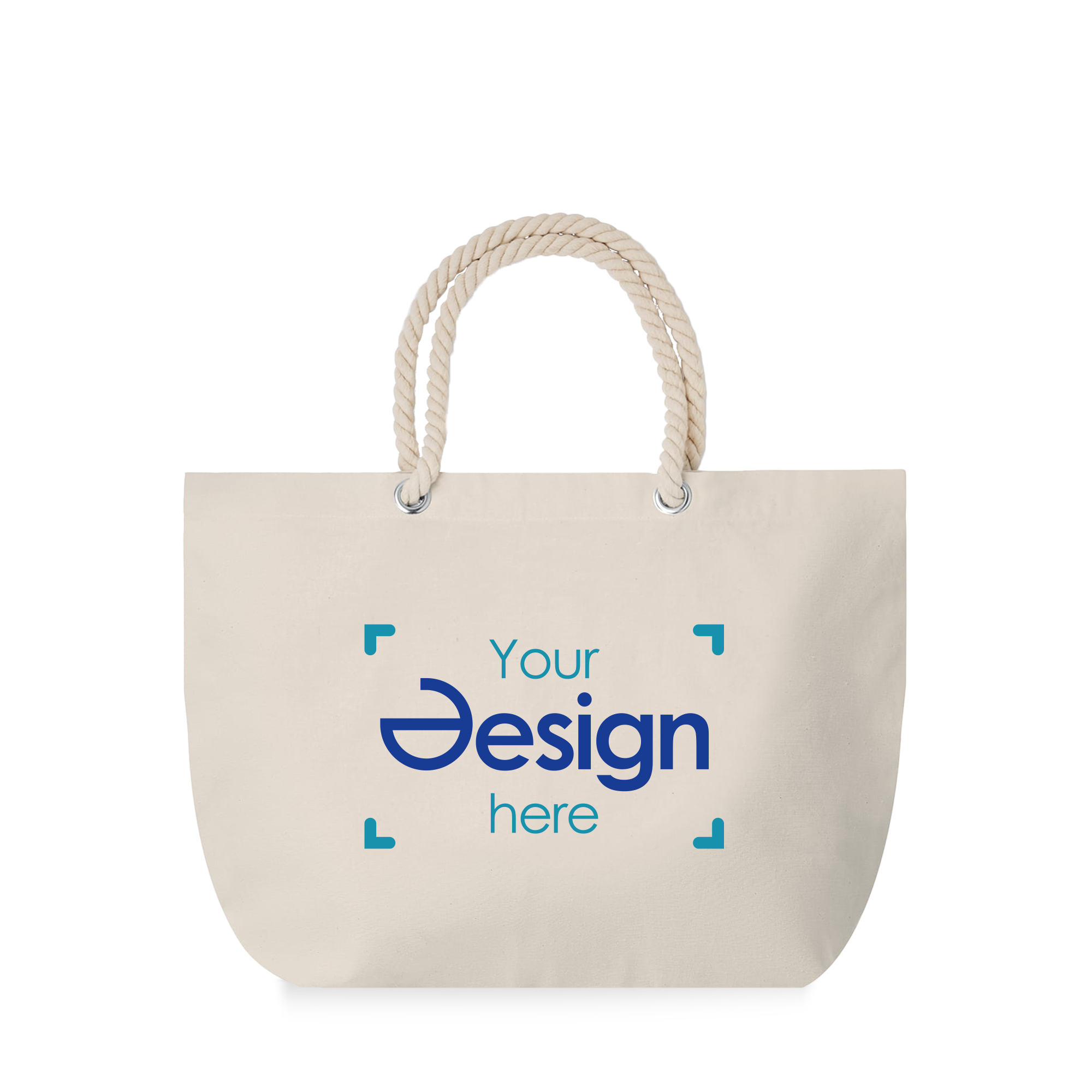 Strandtasche SandBag - Farbig | 220 gr/m² | Baumwolle | 55x15x39 cm