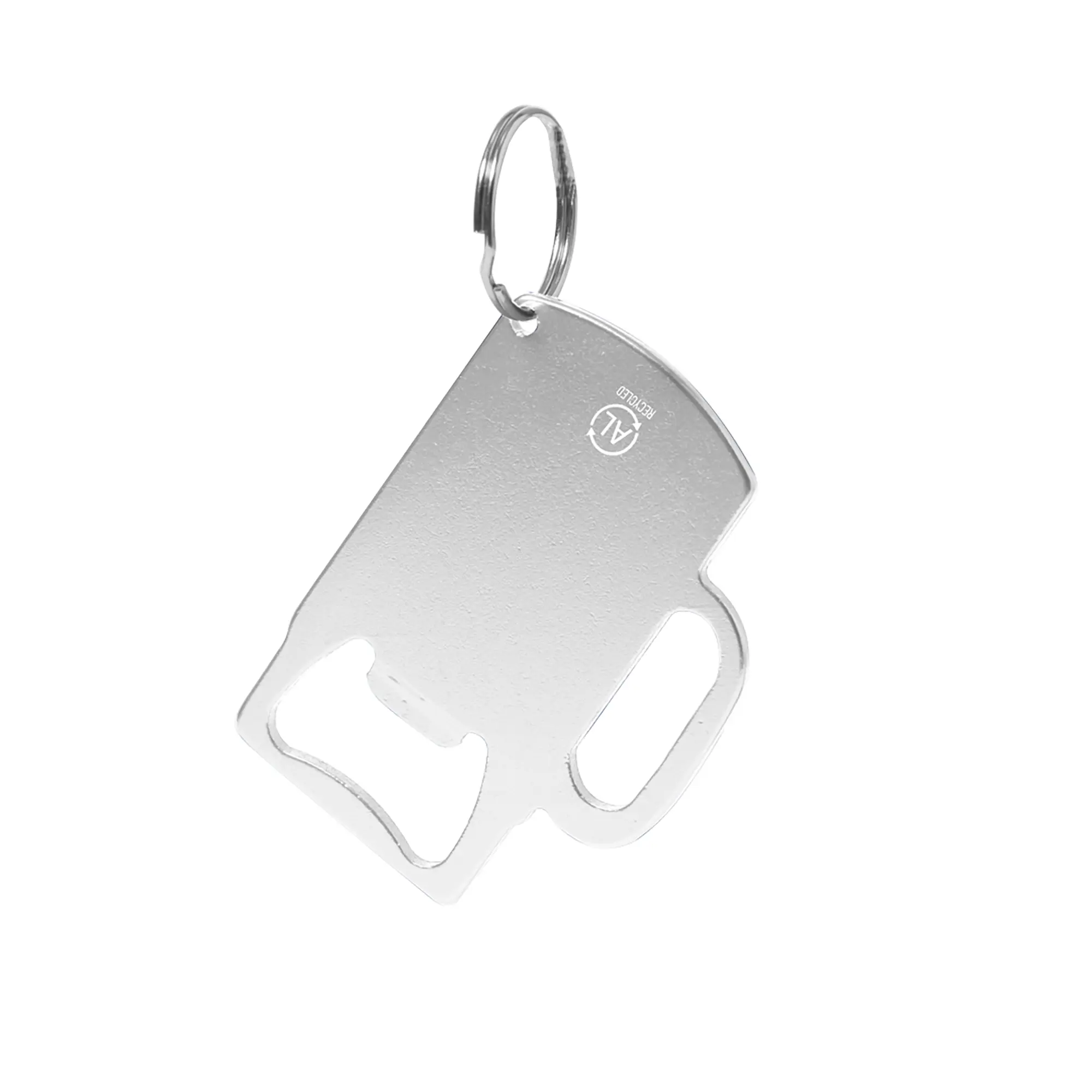 Schlüsselanhänger aus Aluminium – Rechteckig | Mit Schlüsselring | Leicht | Robust