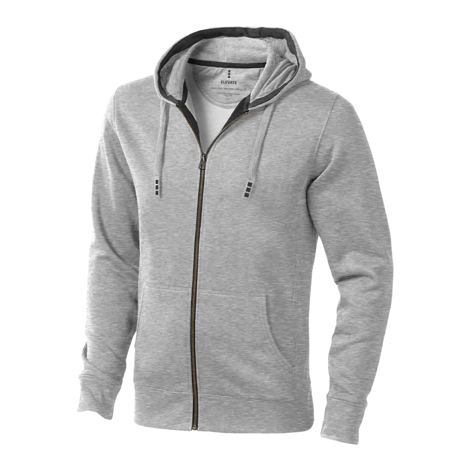 Herren Kapuzenjacke – Full-Zip Design | Kapuze mit Kordelzug | Baumwollmischung | Komfort-Passform