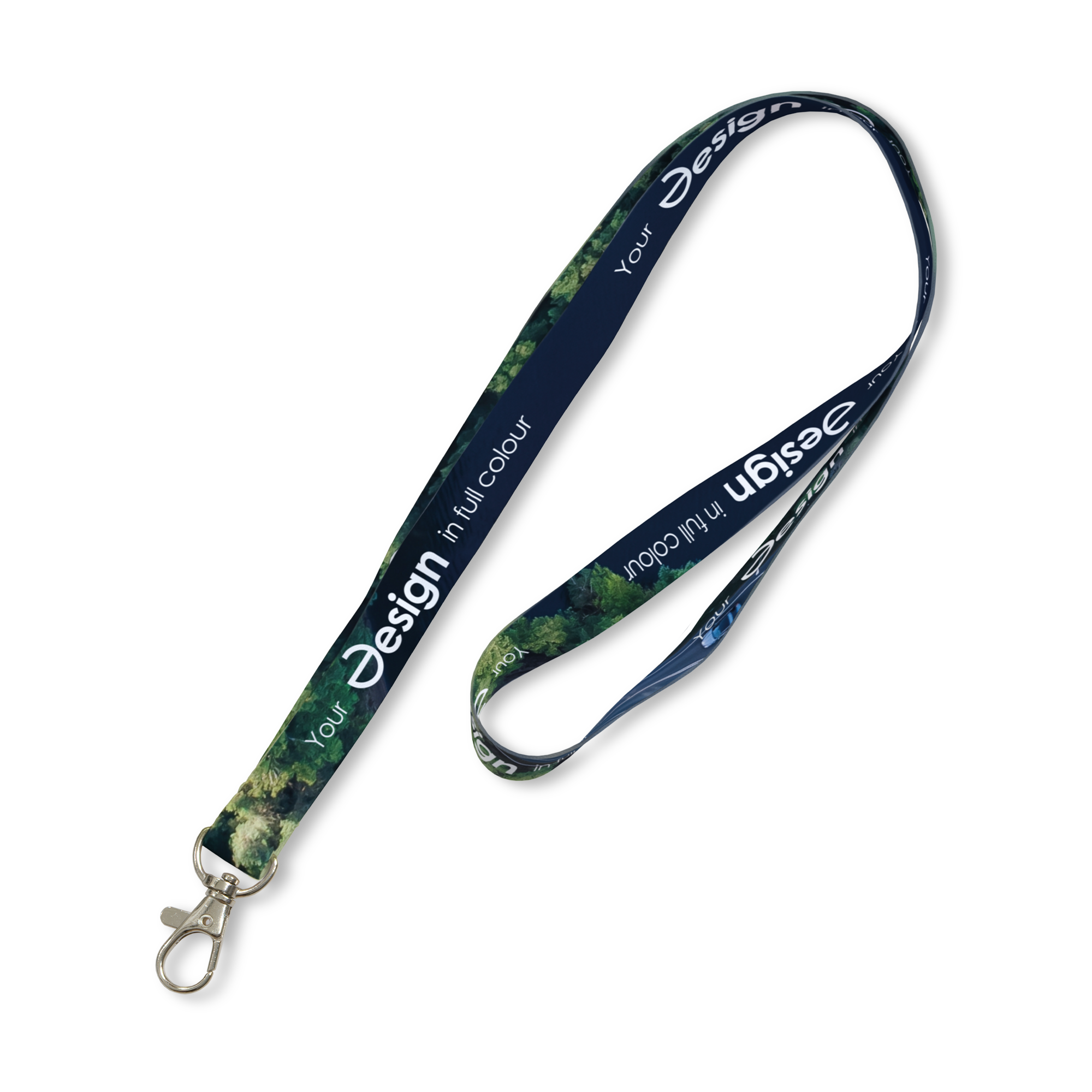 Schlüsselband Linus - 15mm | Vollfarbdruck allover | Karabiner