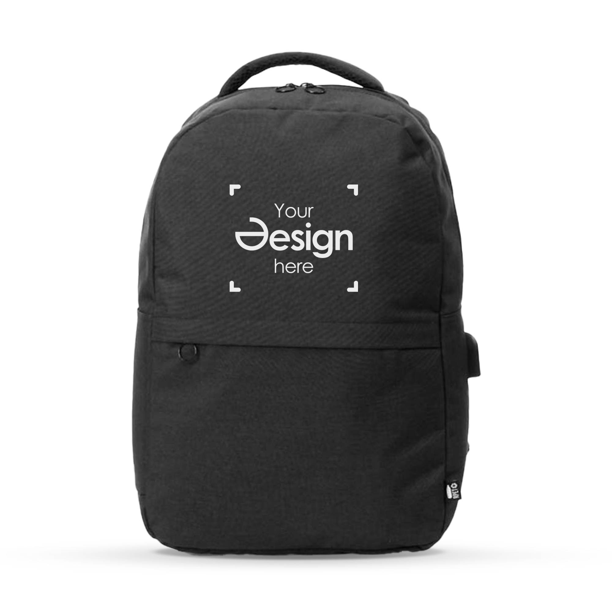 Rucksack | Für Laptop 15" | RPET | 1-Farben-Druck