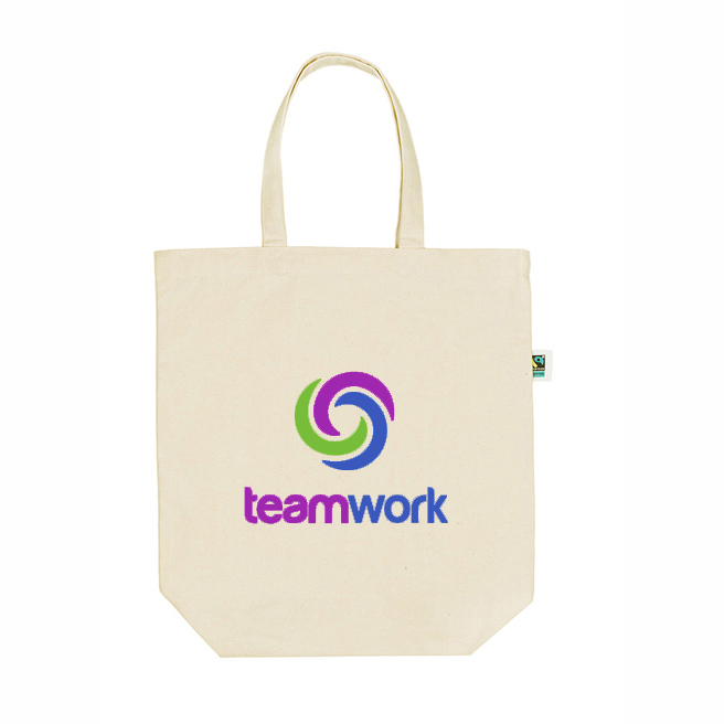 Leinentasche FlaxBag - Beige | 300 g/m² | Fairtrade & Bio Baumwolle