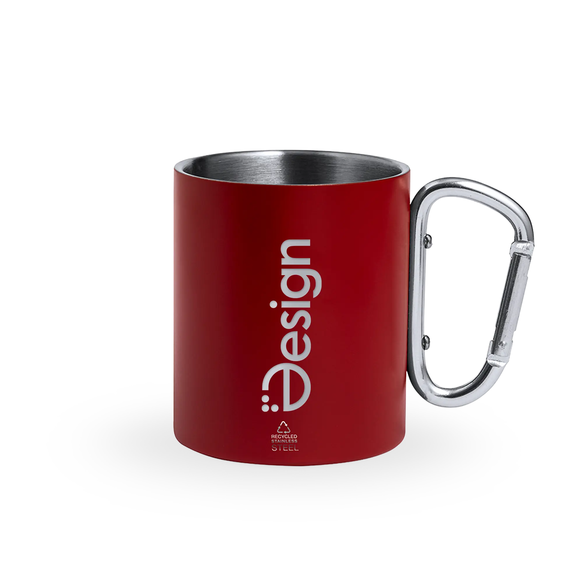 Tasse aus recyceltem Edelstahl – 300 ml | Doppelwandig | Wiederverwendbar | Robust