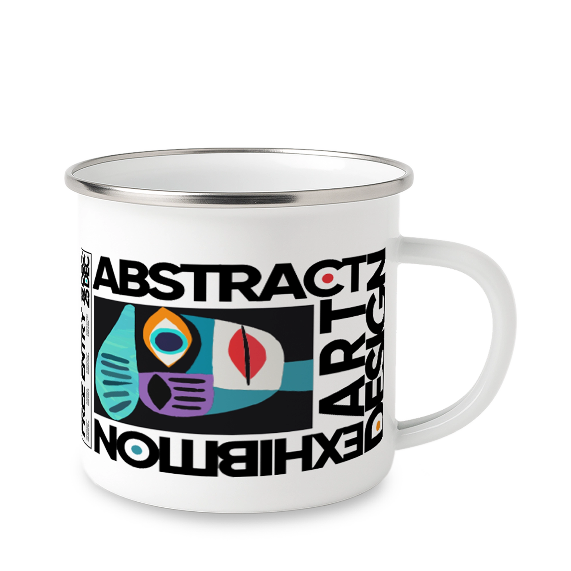 Emaille Tasse Runa - 280 ml | Rundumdruck