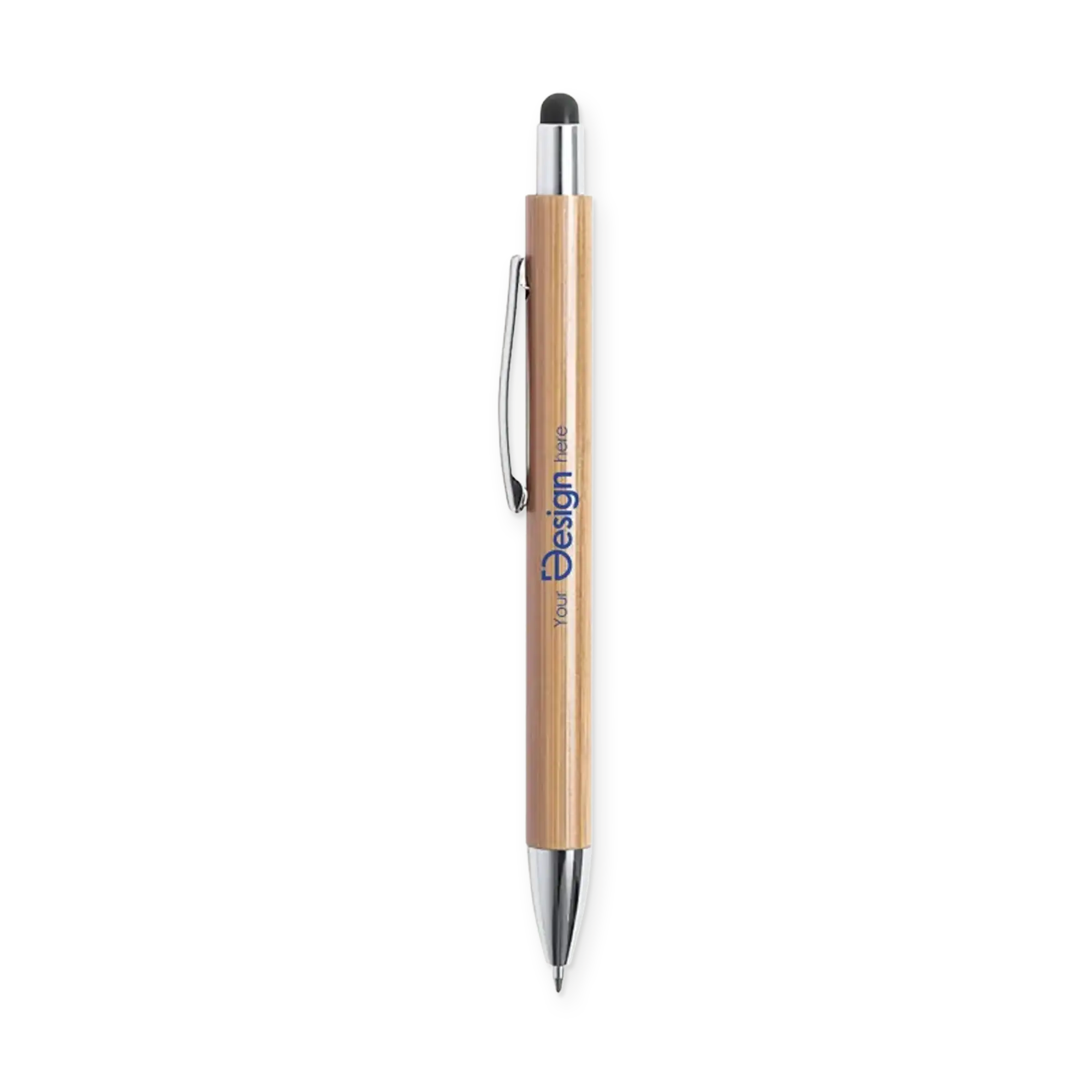 Kugelschreiber Paterson aus recyceltem Aluminium – Druckmechanismus | Blaue Tinte | Umweltfreundlich | Schlankes Design