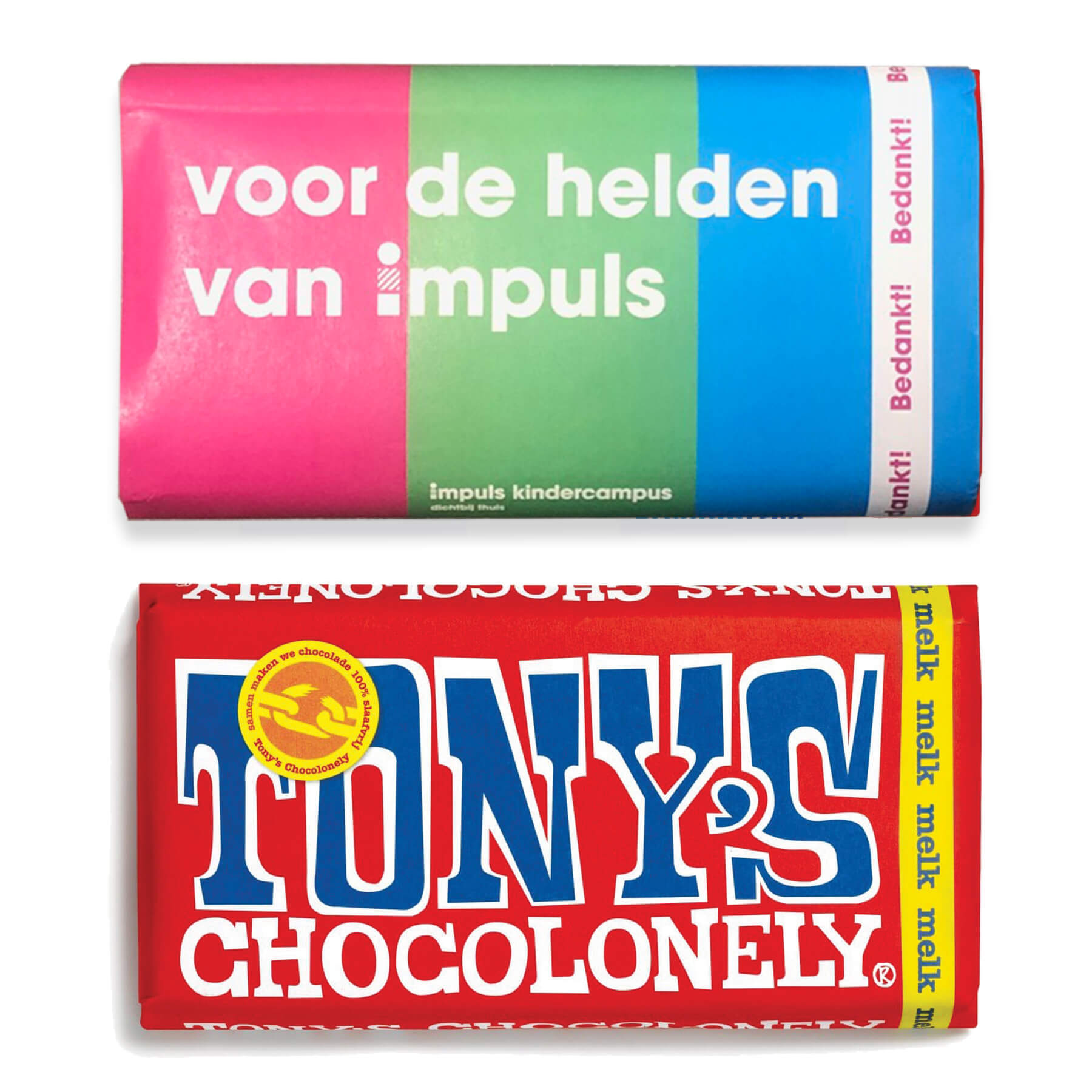 Tony's Schokolade - Tafel | 180 gr |  Vollfarbdruck Banderole