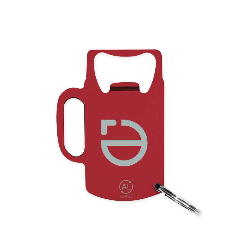 Schlüsselanhänger aus Aluminium – Rechteckig | Mit Schlüsselring | Leicht | Robust