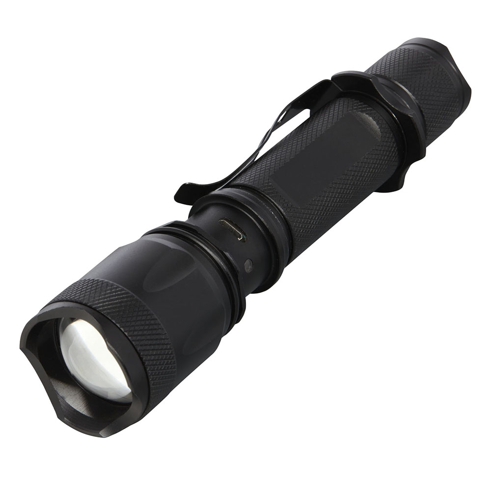 Wiederaufladbare taktische Taschenlampe – 5W LED | 300 Lumen | 200 m Reichweite | 5 Lichtmodi