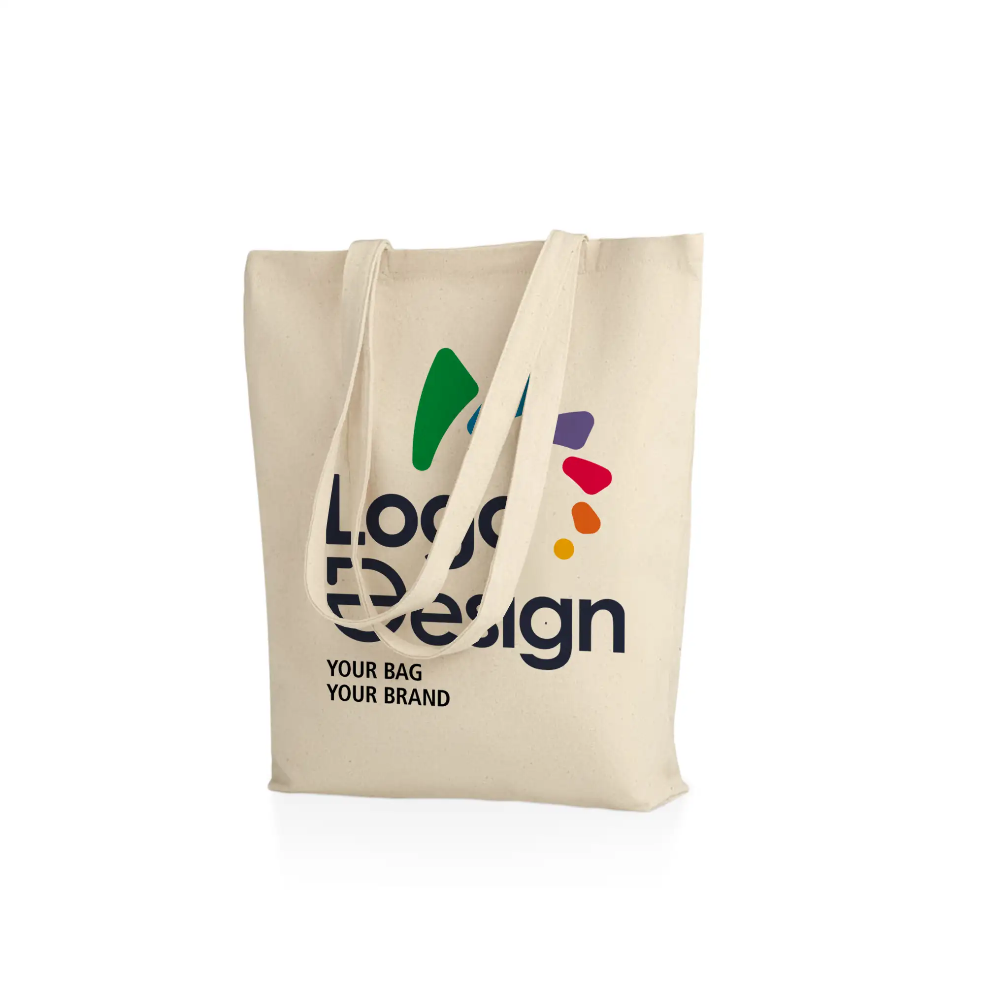 Baumwolltasche Zürich - Beige | 250 g/m² | Recycelte Baumwolle | Vollfarbdruck