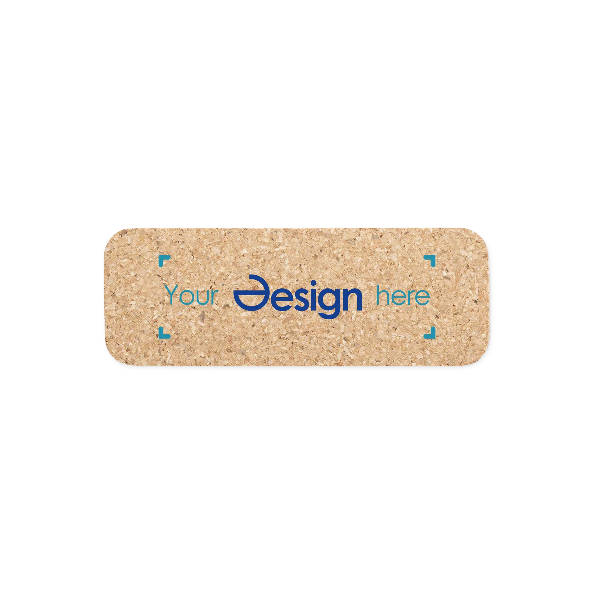 Ausweishalter aus Kork – Sicherheitsnadel | Leicht | Nature line | Naturmaterial