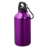 Trinkflasche Max - 400 ml | Aluminium | Karabiner | Vollfarbe | 92100002 violett