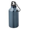 Trinkflasche Max - 400 ml | Aluminium | Karabiner | Vollfarbe | 92100002 metall